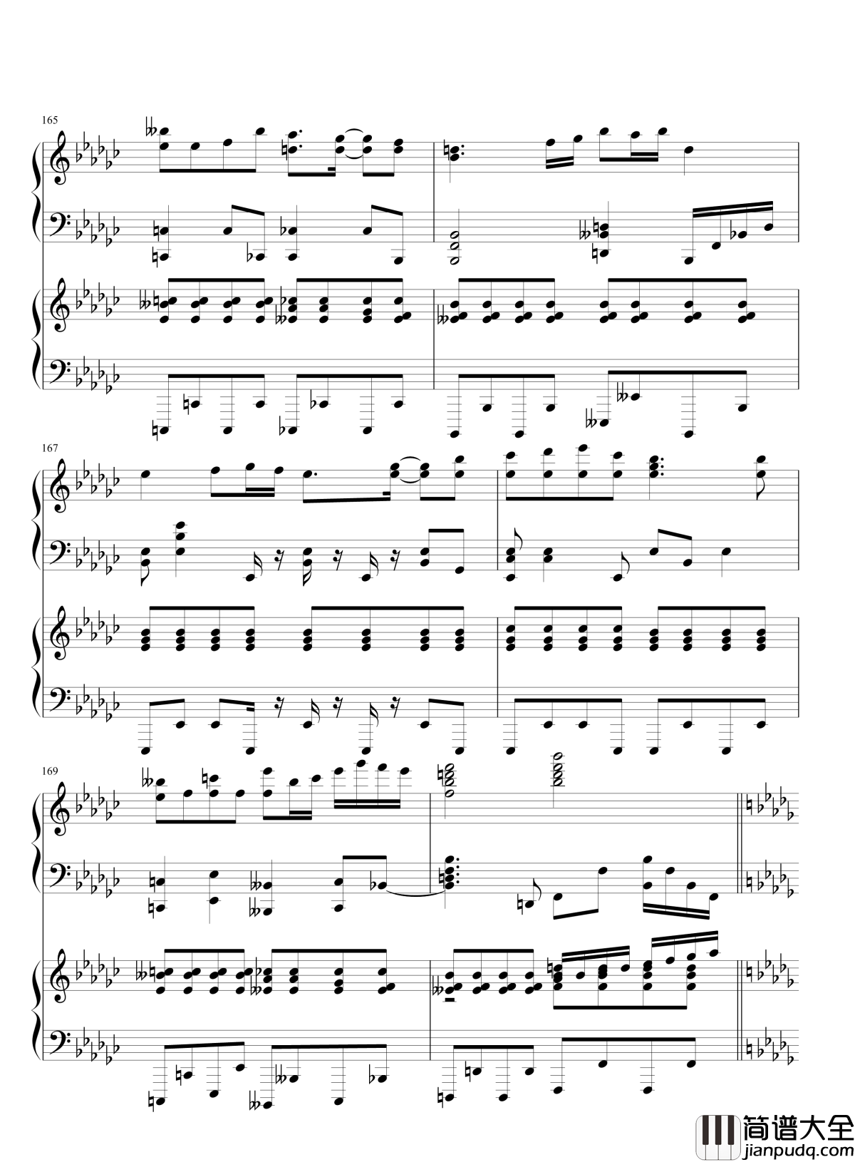 小五与恋的合奏钢琴谱_东方_东方project_琴艺