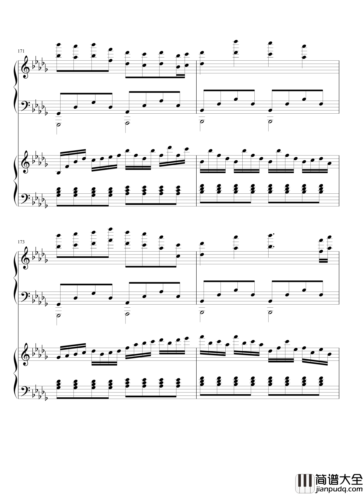 小五与恋的合奏钢琴谱_东方_东方project_琴艺