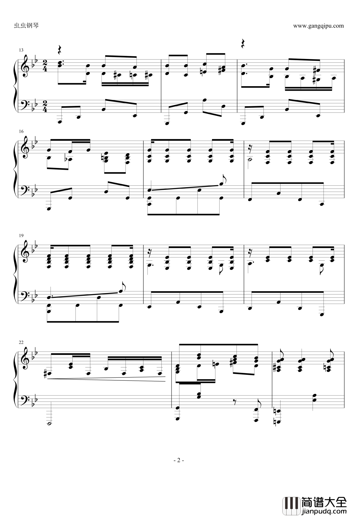 春天来到了我们的战场钢琴谱_合唱伴奏_夜莺