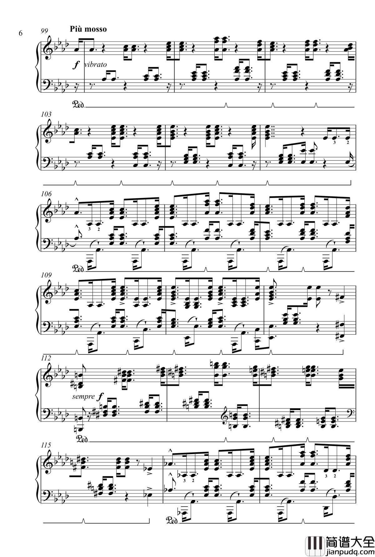 Hochzeitsmarsch_und_Elfenreigen_s410钢琴谱_婚礼进行曲_李斯特