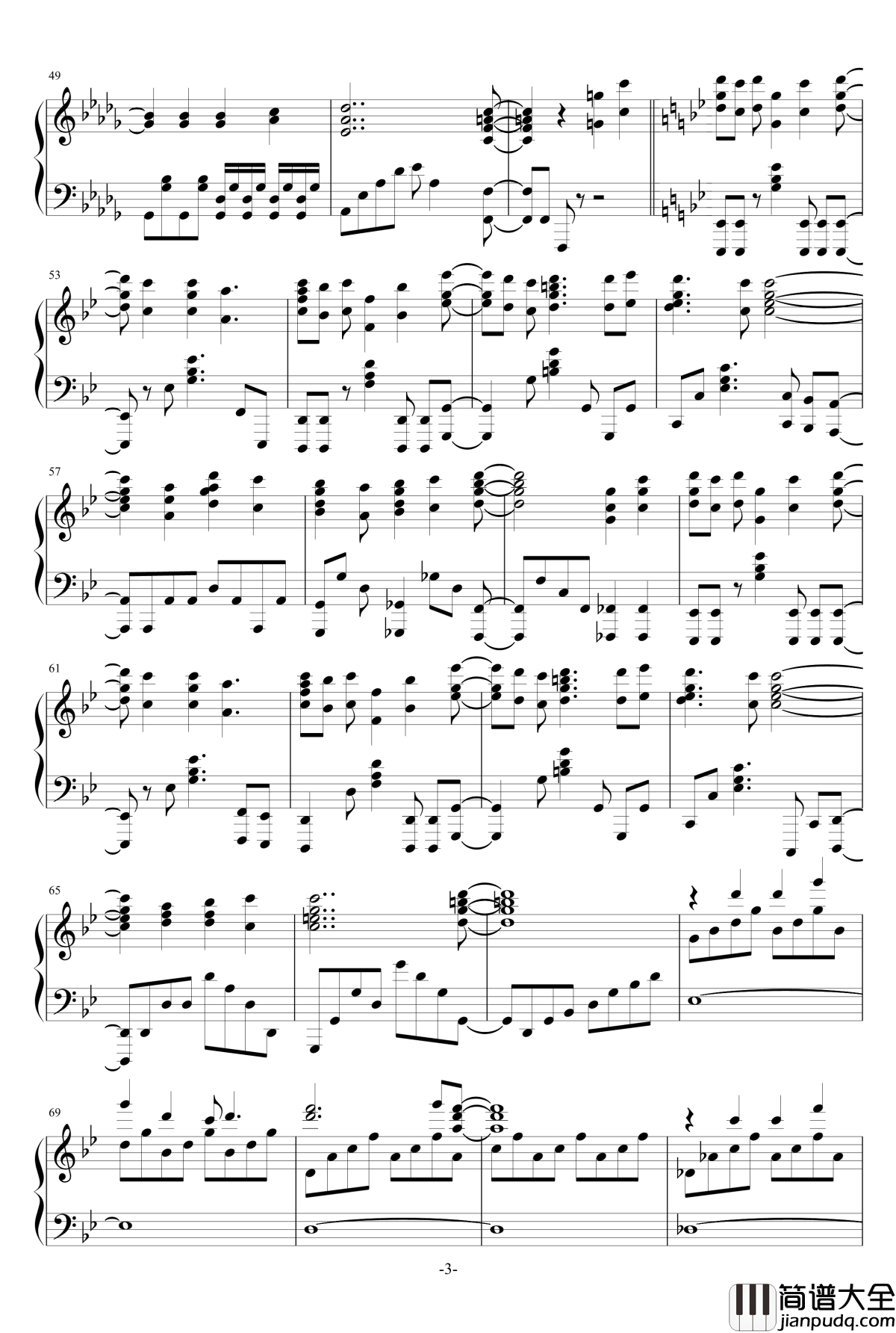 Philosophyz_OP钢琴谱_basertyu_Rewrite静流线