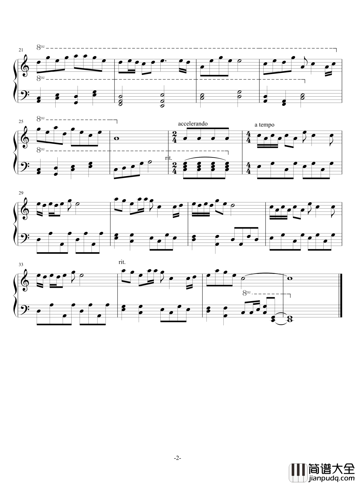 午睡后的猫钢琴谱_icy_meow