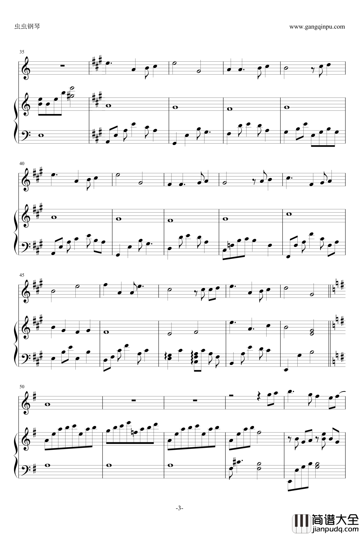 流星下的愿钢琴谱_张学友