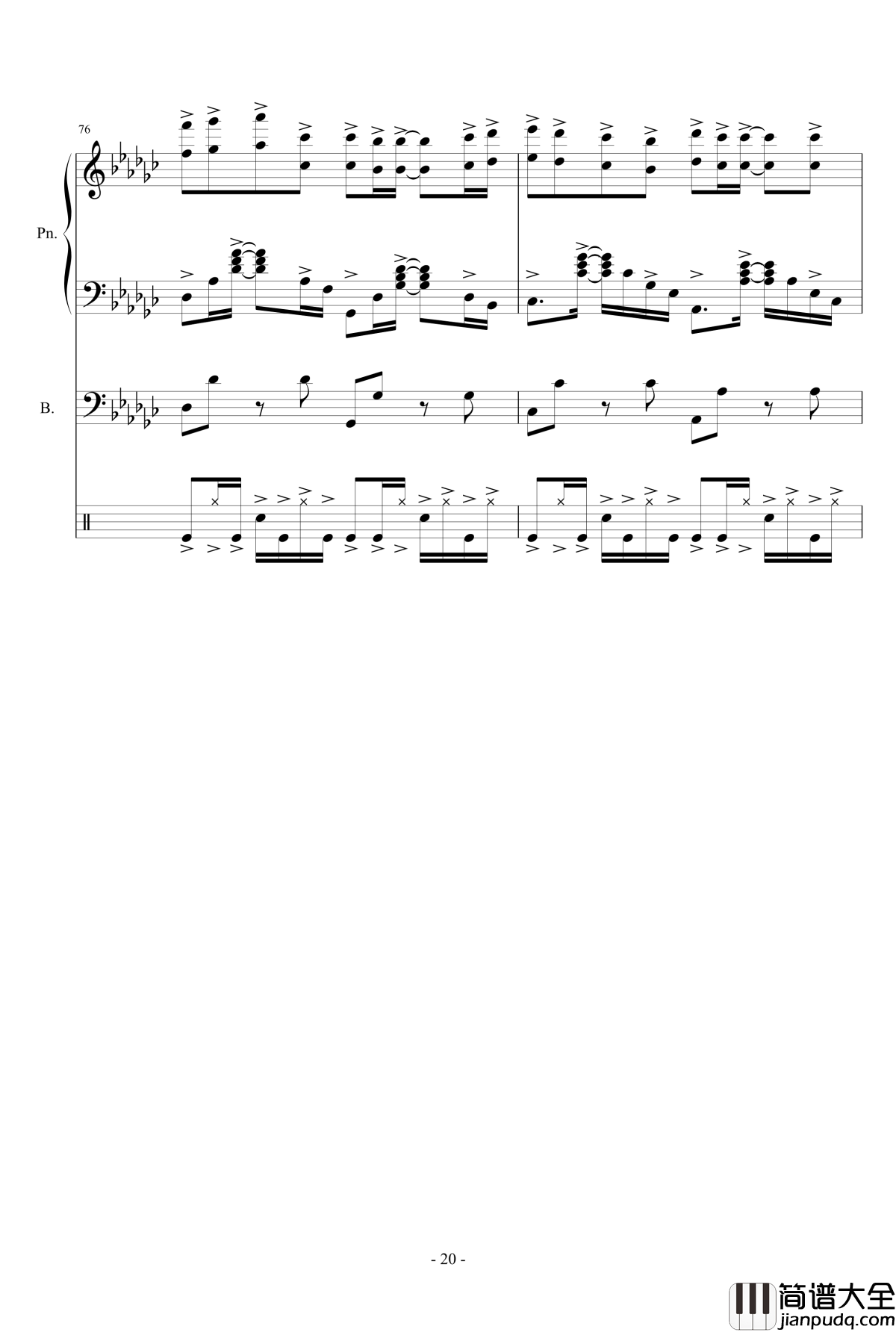 Winter_Story钢琴谱_~无限~