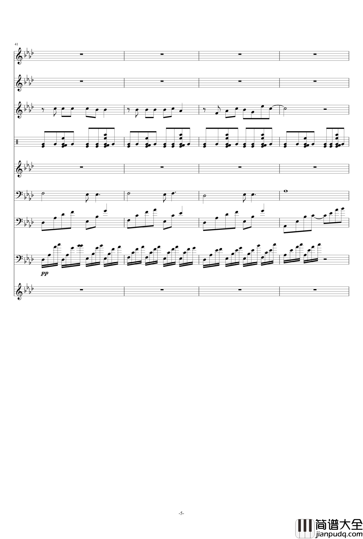 若相惜钢琴谱_姜帆_