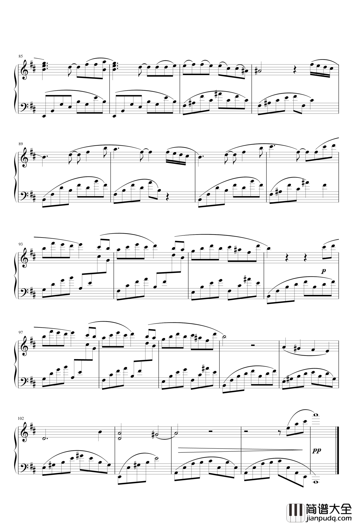 b小调随想曲钢琴谱_乐之琴