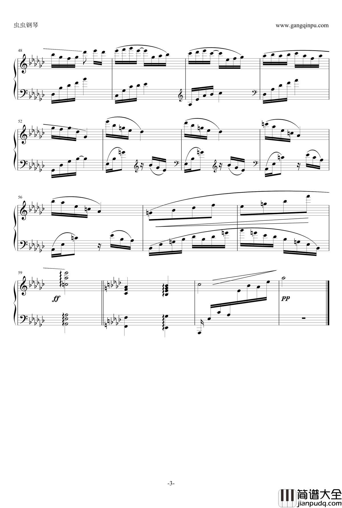 静雪钢琴谱_乐之琴