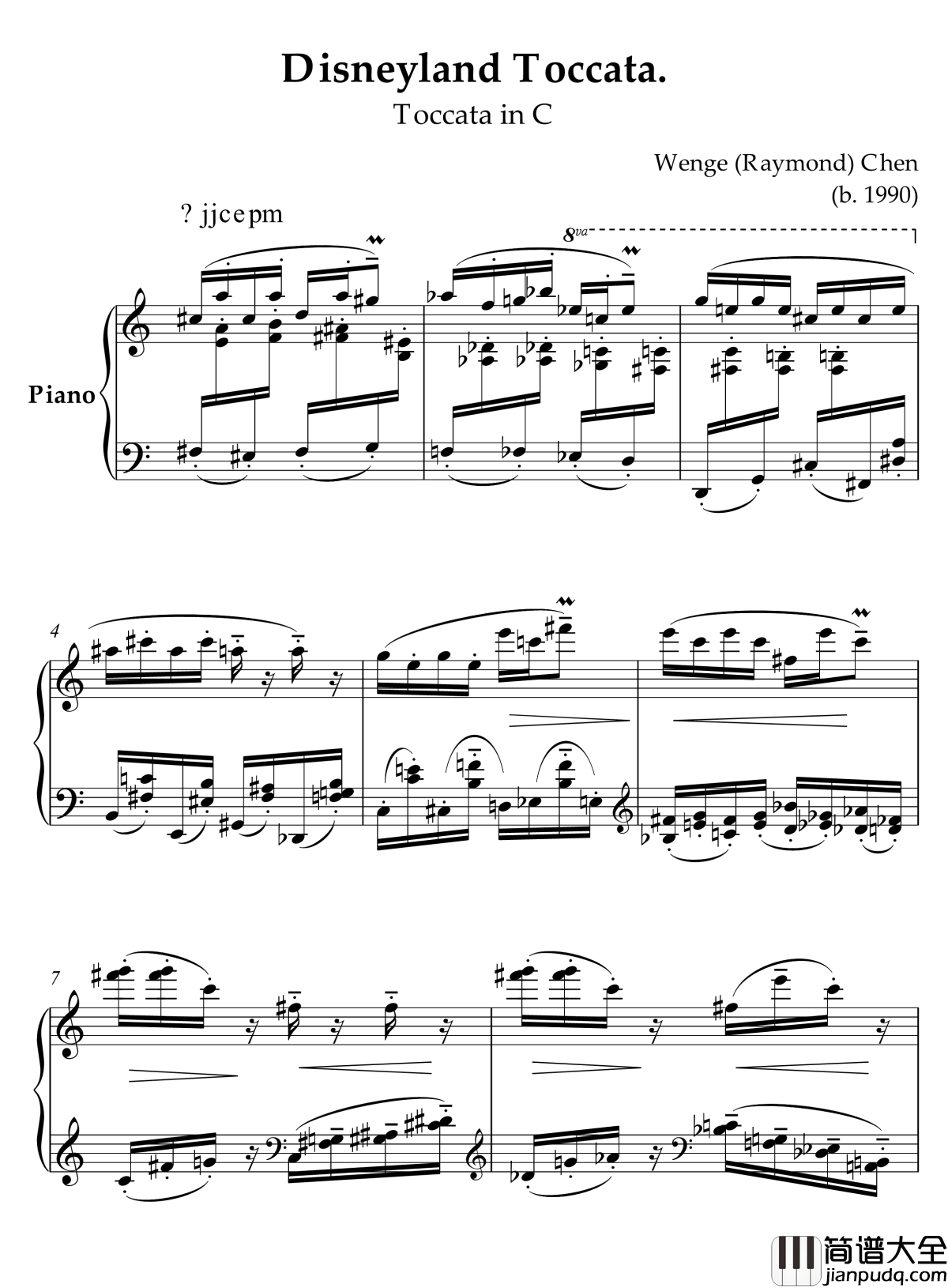 梦幻碰碰车钢琴谱_钢琴版_流行追梦人