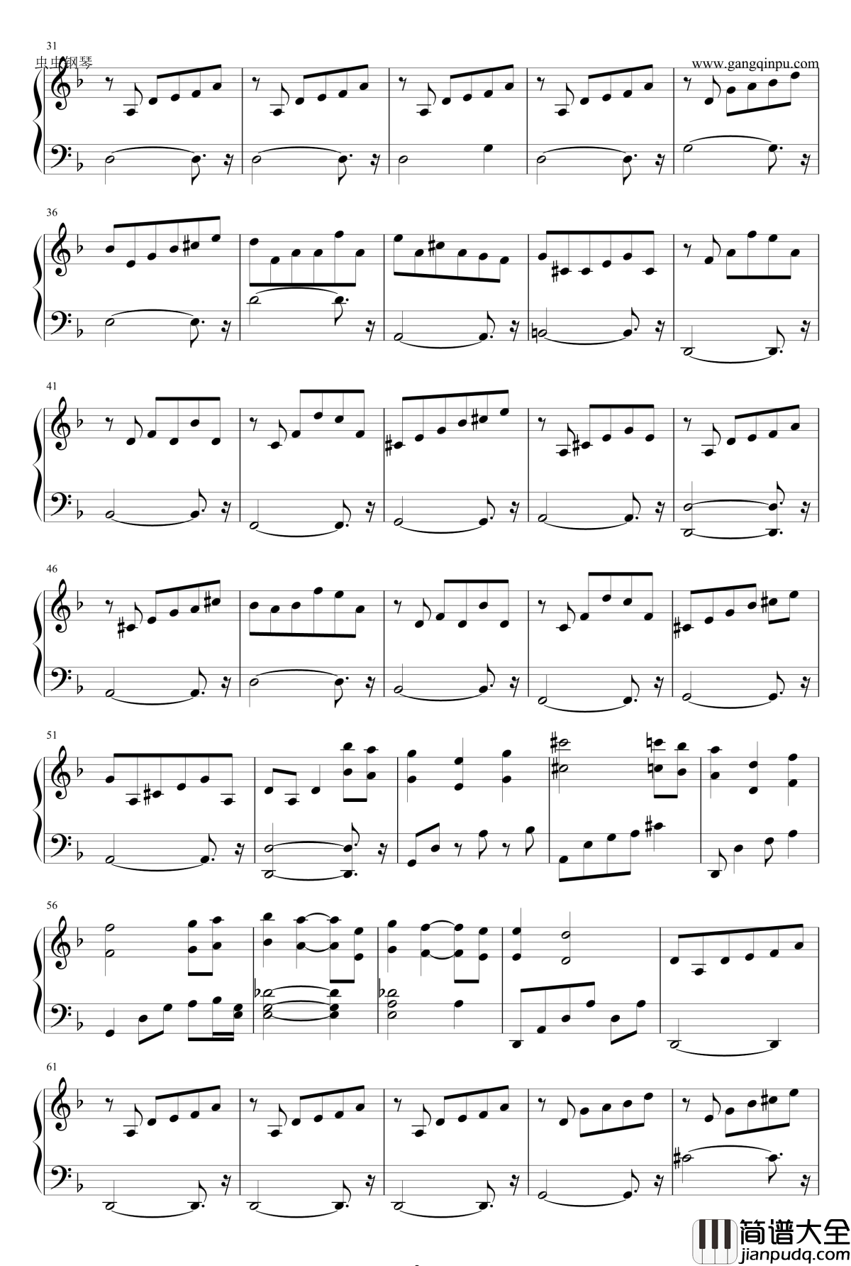 在河对岸的远方钢琴谱_合唱伴奏_林泽贤