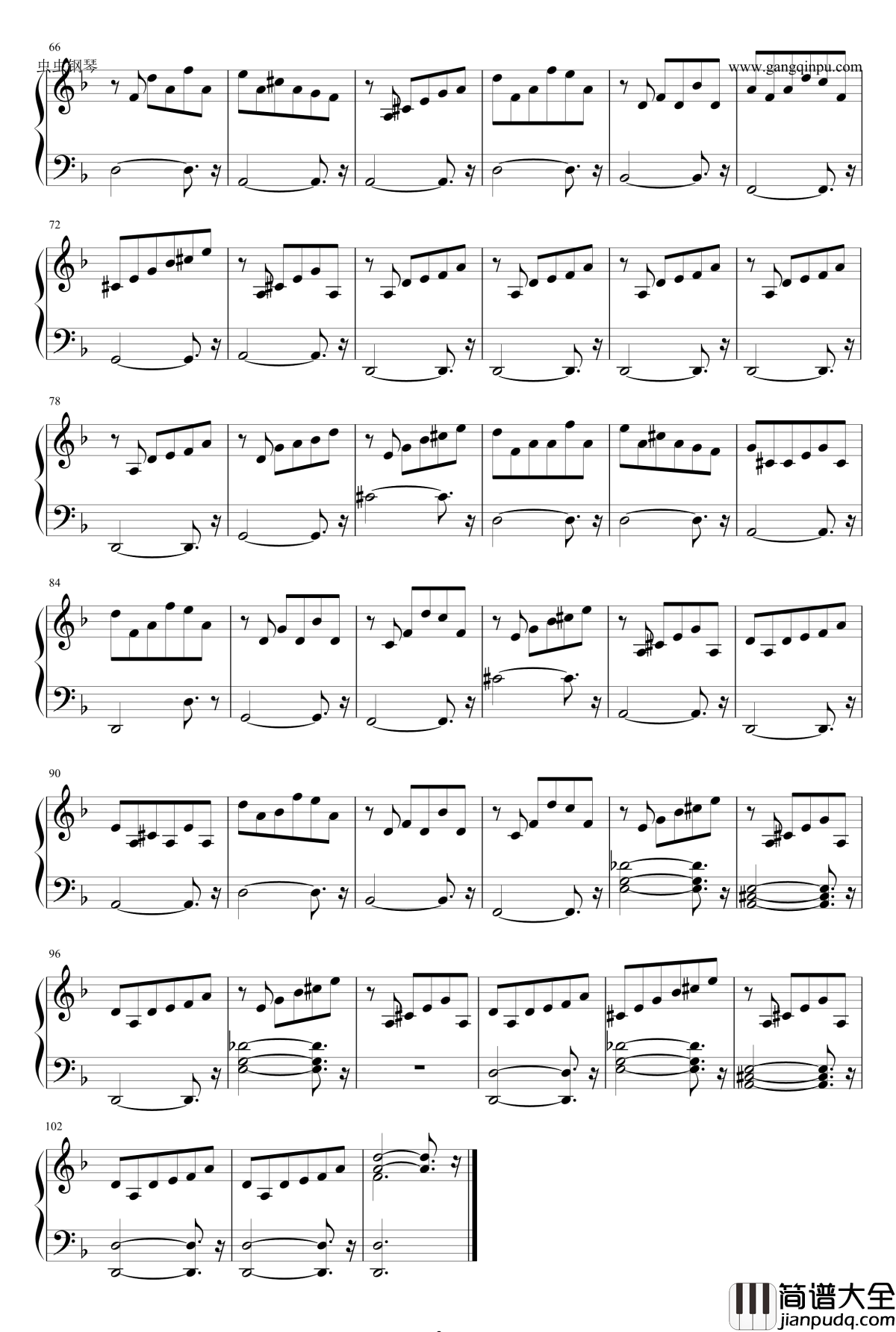 在河对岸的远方钢琴谱_合唱伴奏_林泽贤