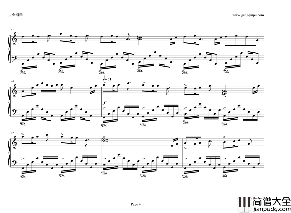 你我钢琴谱_神雕侠侣