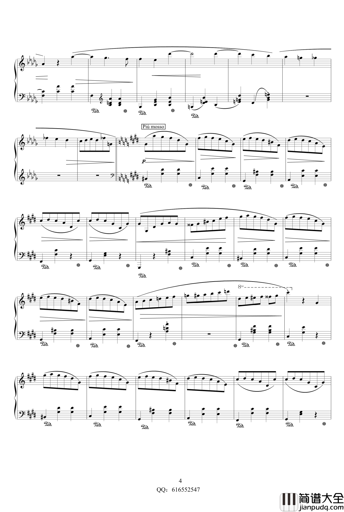 升c小调圆舞曲钢琴谱_金龙鱼160809_肖邦_chopin