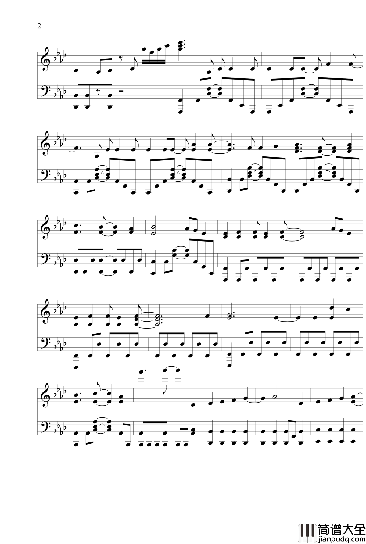 High_Free_Spirits钢琴谱_青春波纹