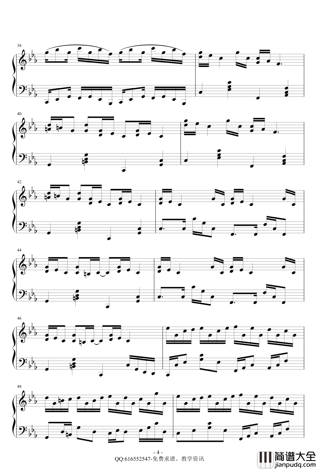 克罗地亚狂想曲钢琴谱_精致版_金龙鱼170427_马克西姆_Maksim·Mrvica