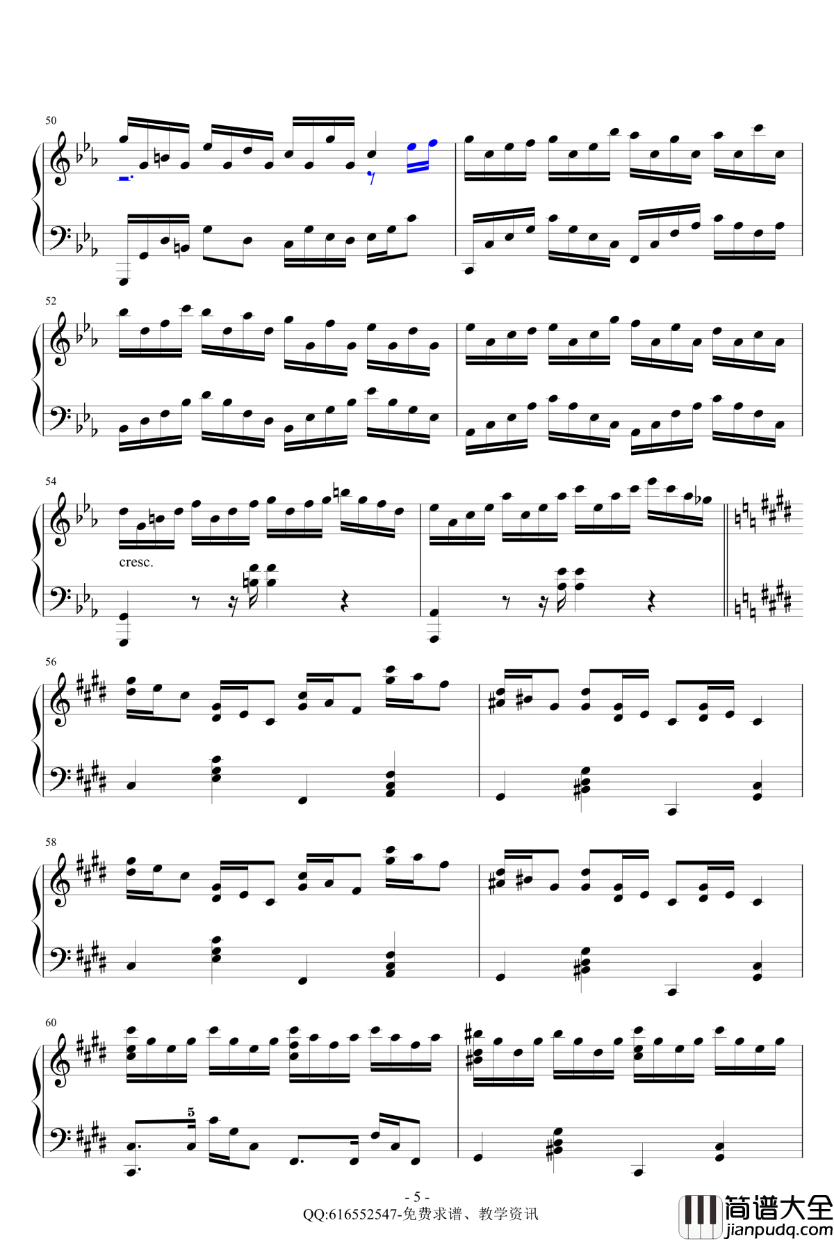 克罗地亚狂想曲钢琴谱_精致版_金龙鱼170427_马克西姆_Maksim·Mrvica