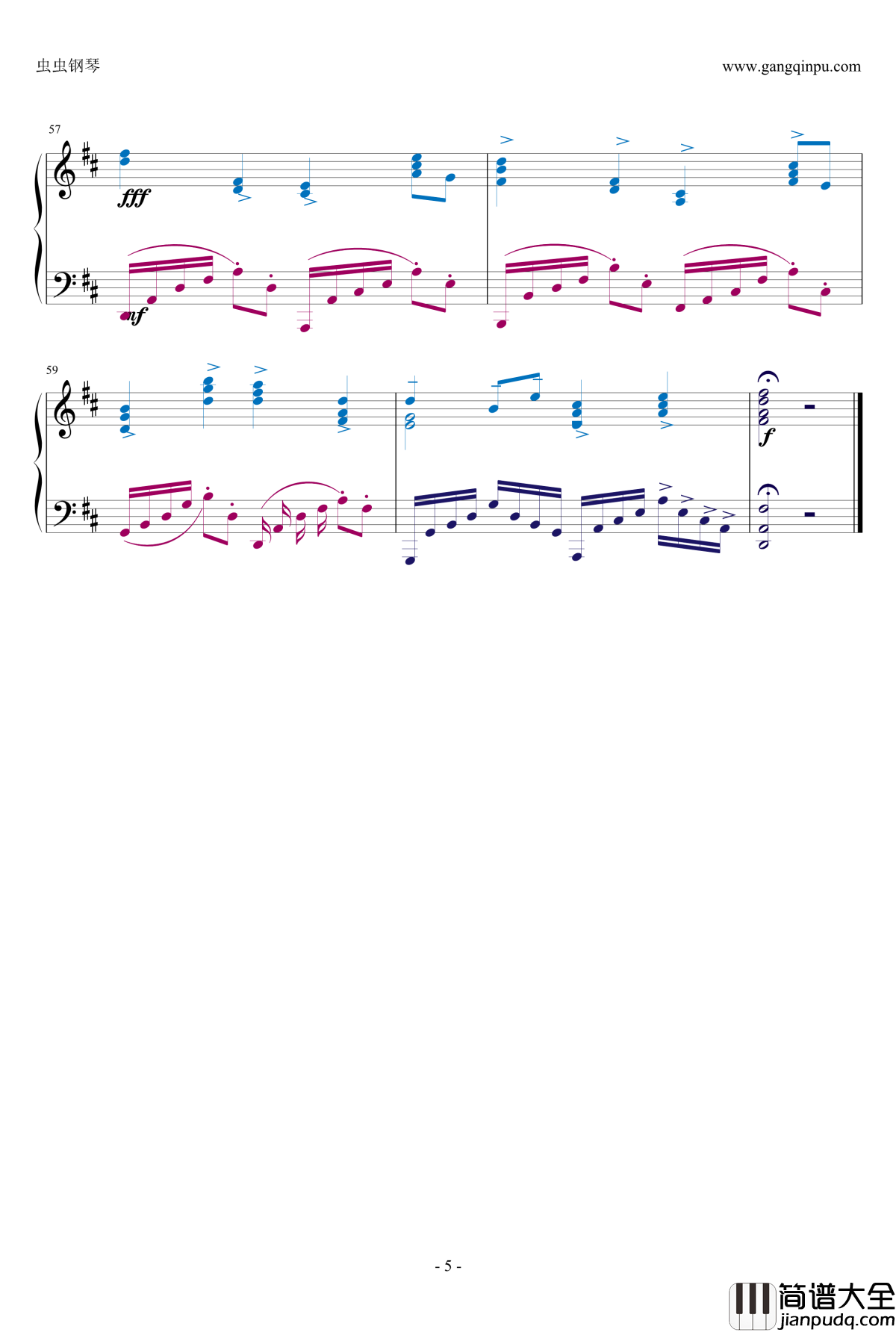 Pachelbel钢琴谱_卡农_帕赫贝尔