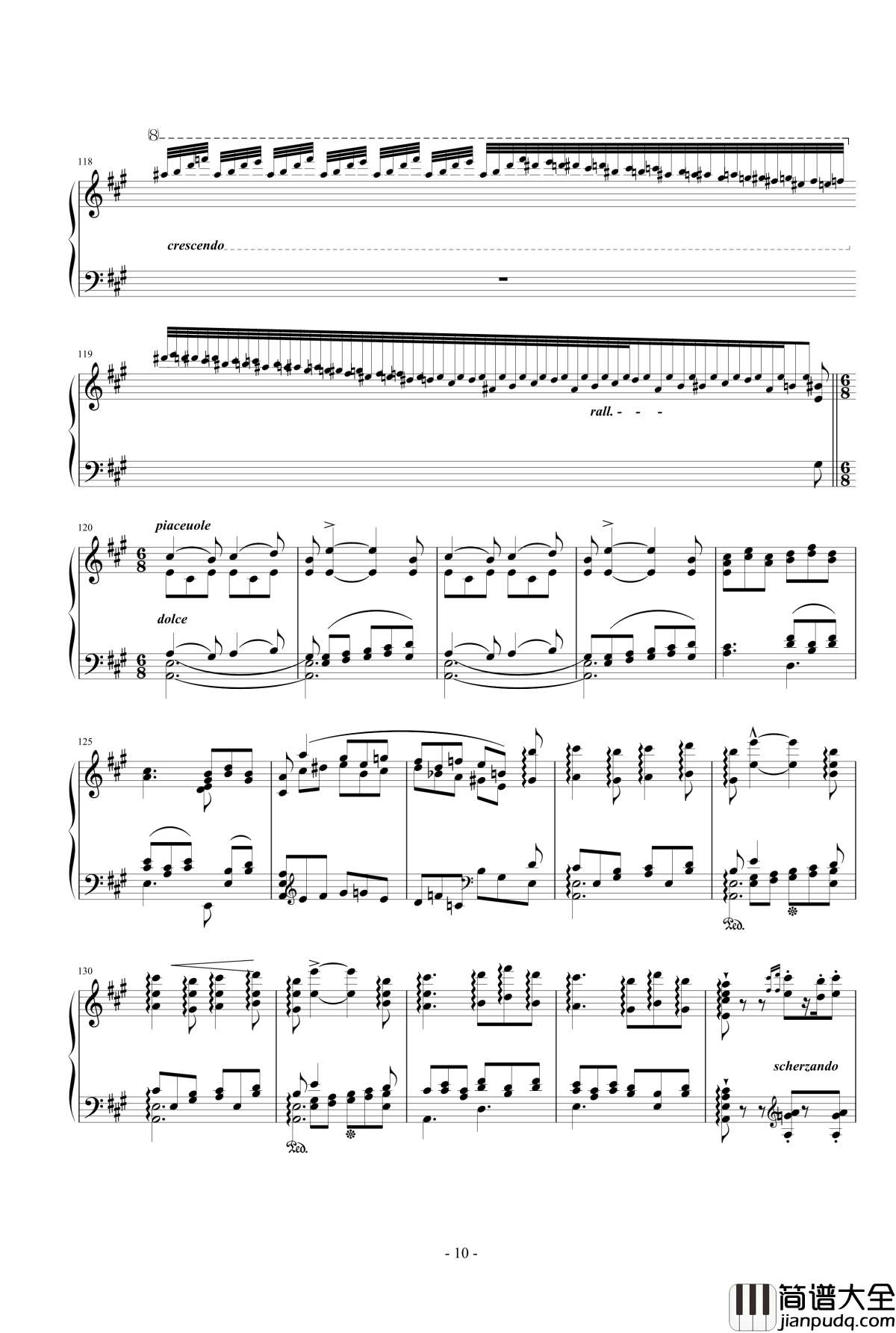 唐璜的回忆钢琴谱_李斯特