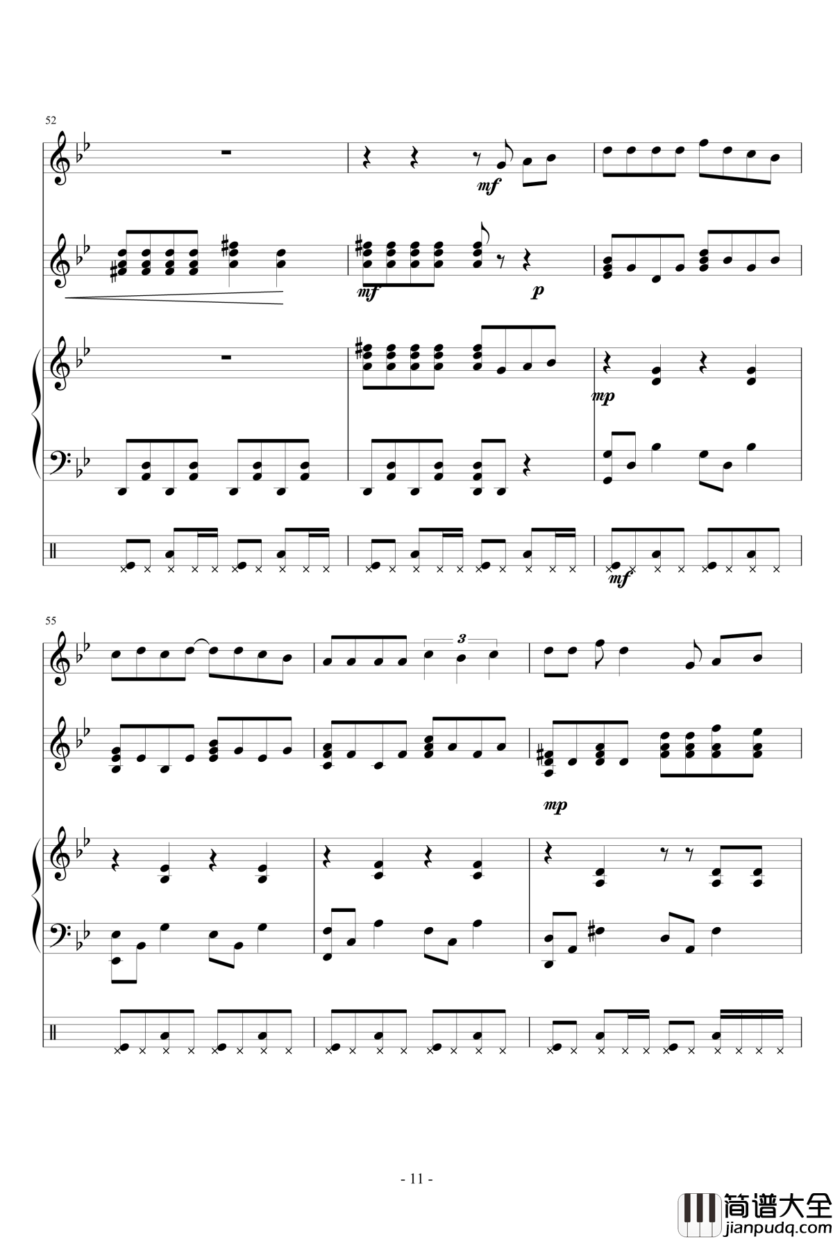 Wanderer钢琴谱_狂音§