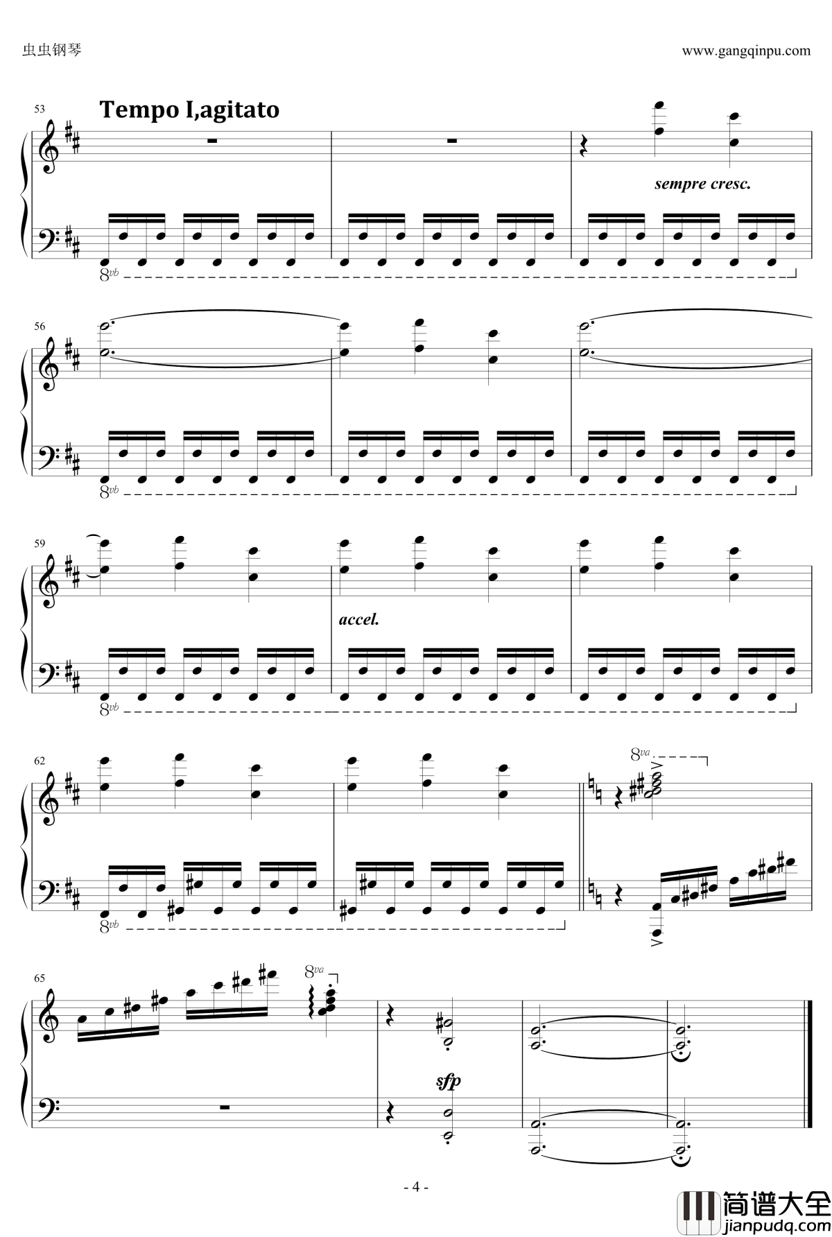 C大调小奏鸣曲钢琴谱_第三乐章_天籁传声