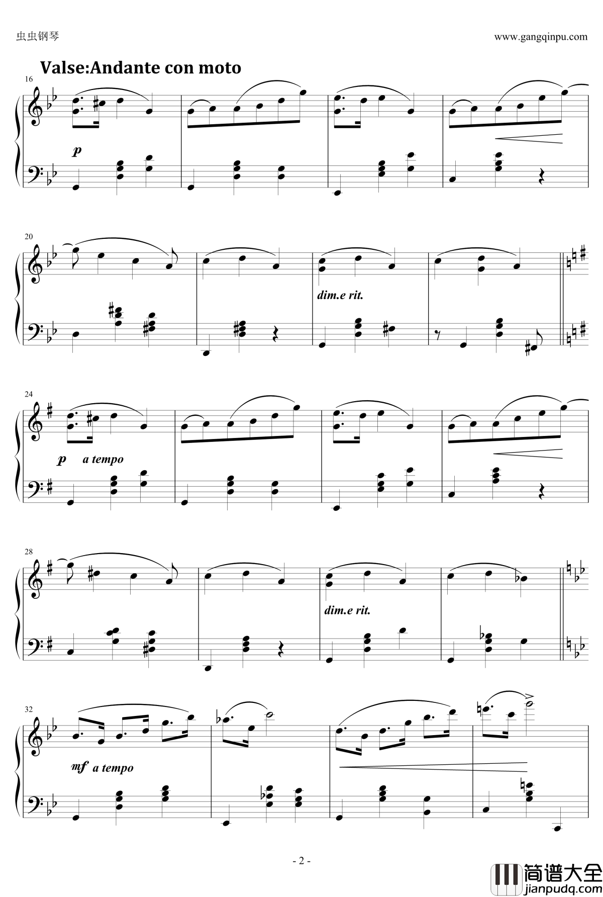 C大调小奏鸣曲钢琴谱_第三乐章_天籁传声