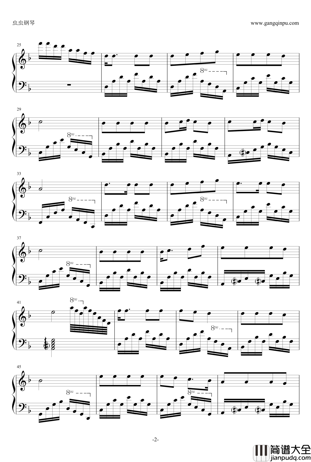 几许风雨钢琴谱_电影_英雄本色_插曲_张国荣