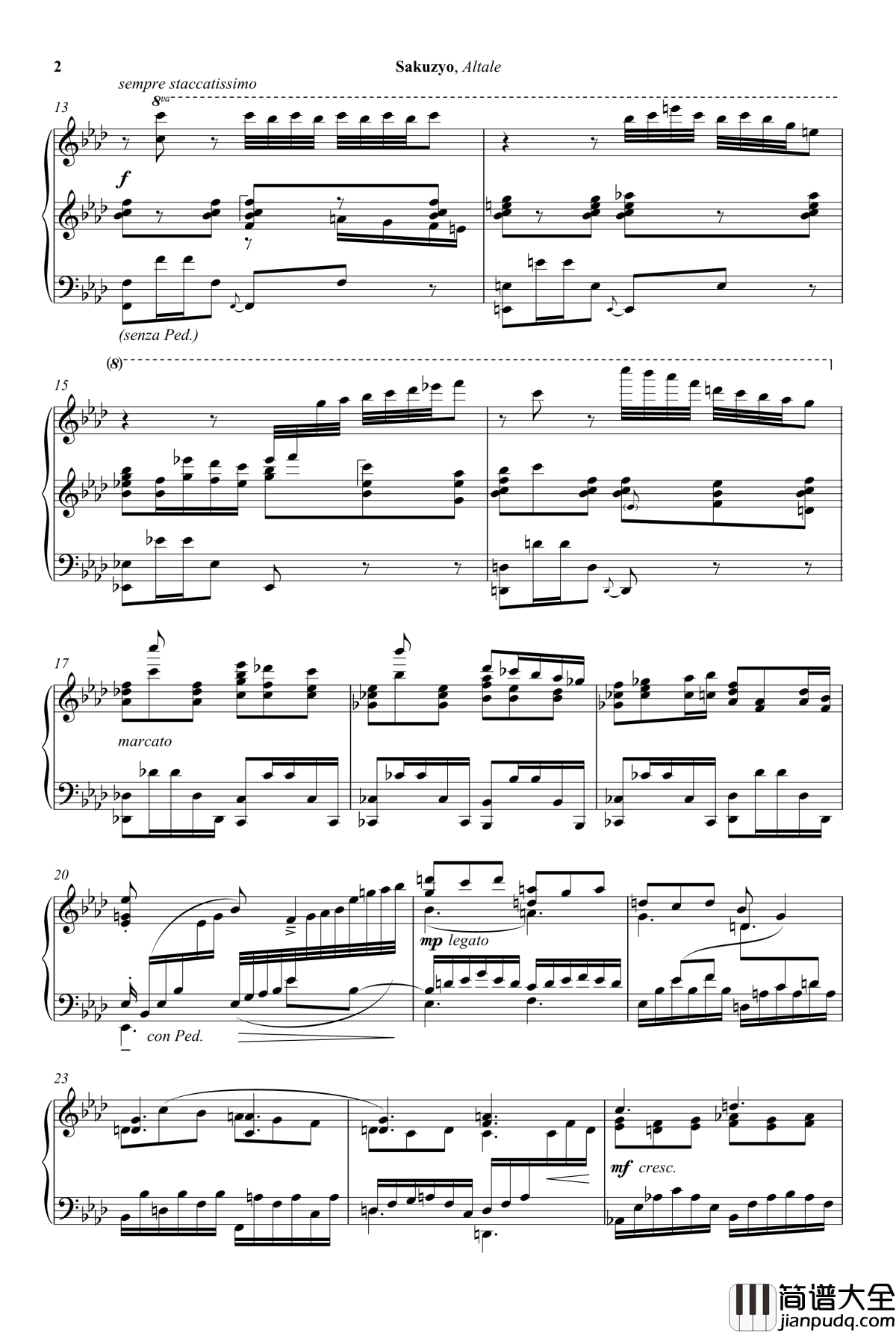 Altale钢琴谱–_削除_Deemo