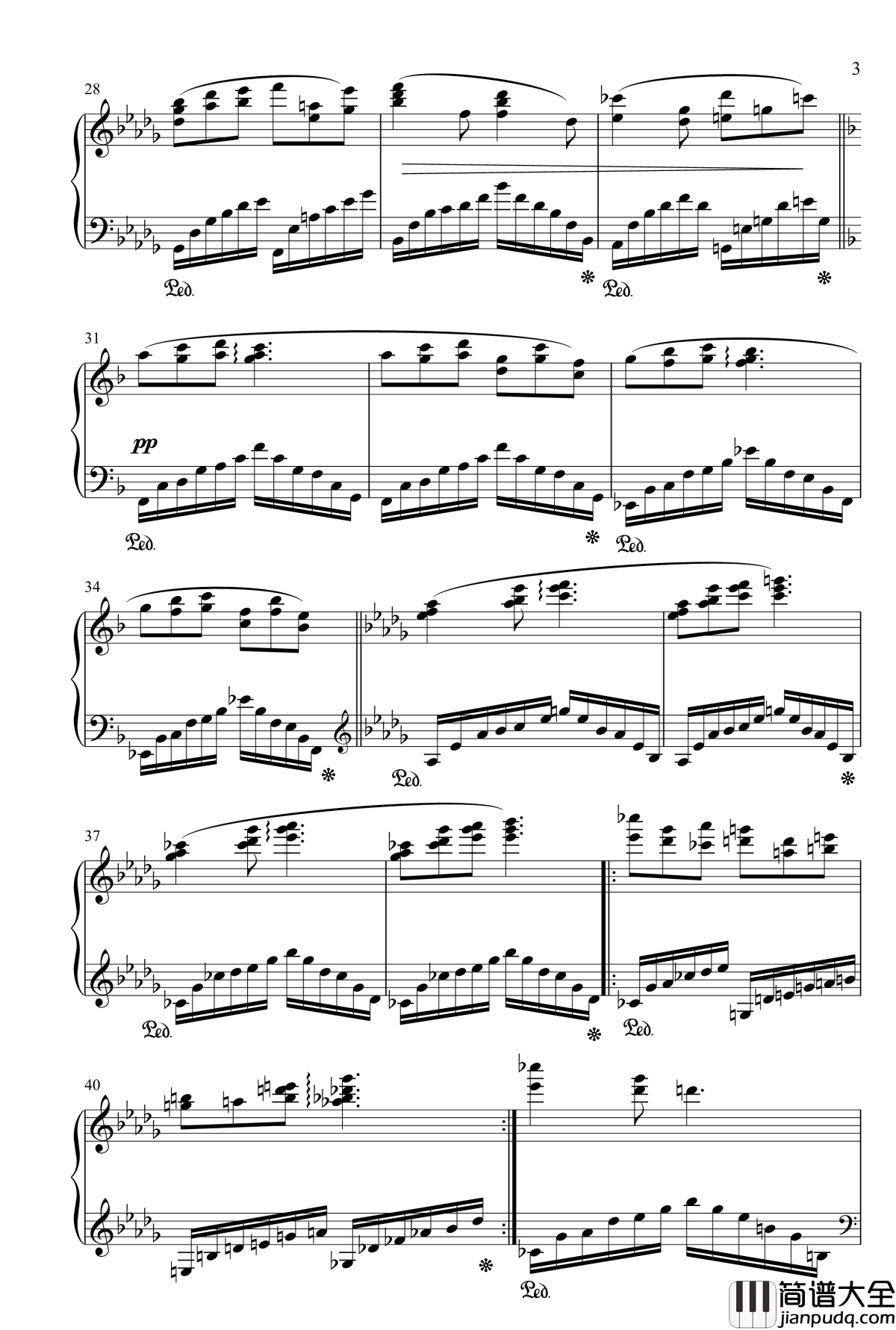 初夏的彩虹钢琴谱_江畔新绿