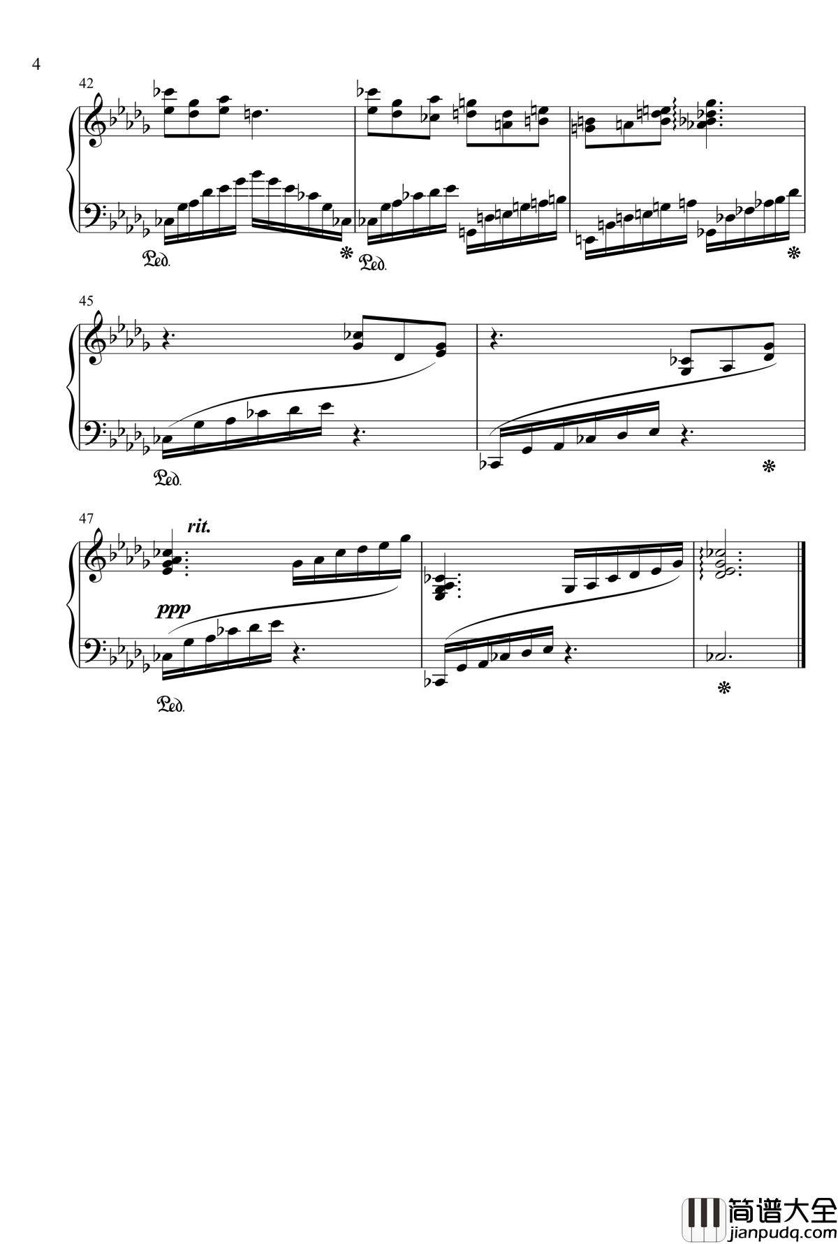 初夏的彩虹钢琴谱_江畔新绿