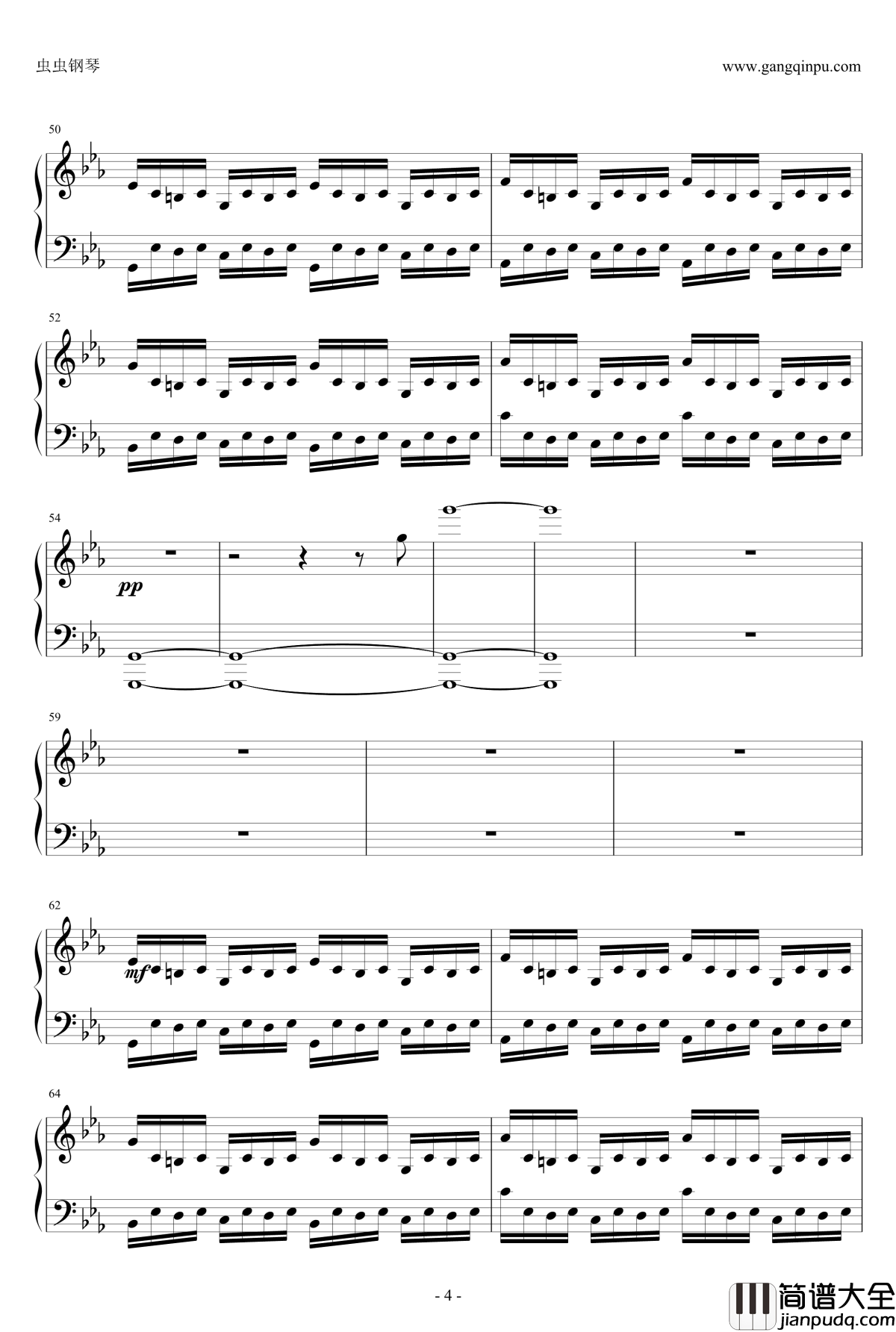 Prelude_in_C_Major钢琴谱_马克西姆_Maksim·Mrvica