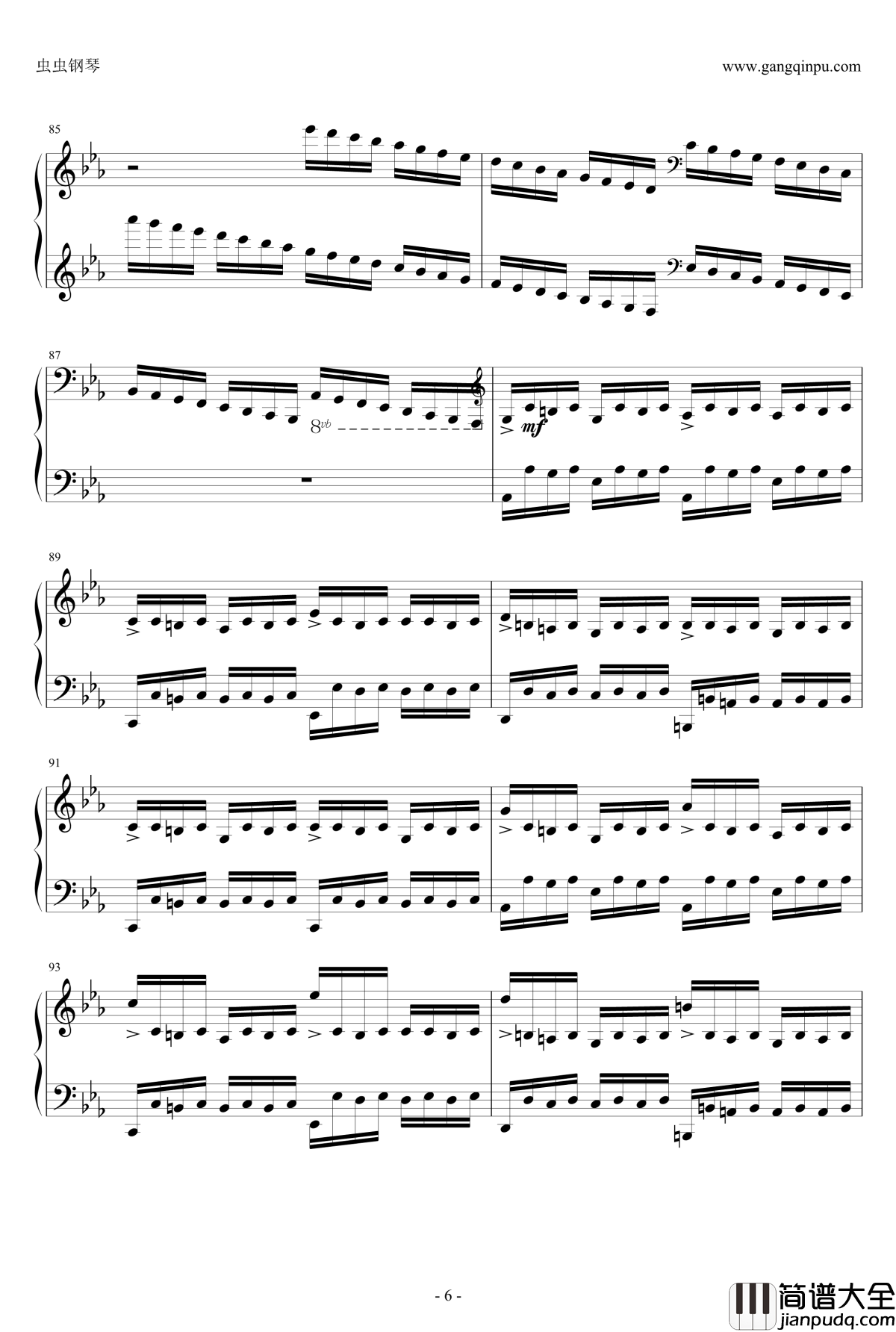 Prelude_in_C_Major钢琴谱_马克西姆_Maksim·Mrvica