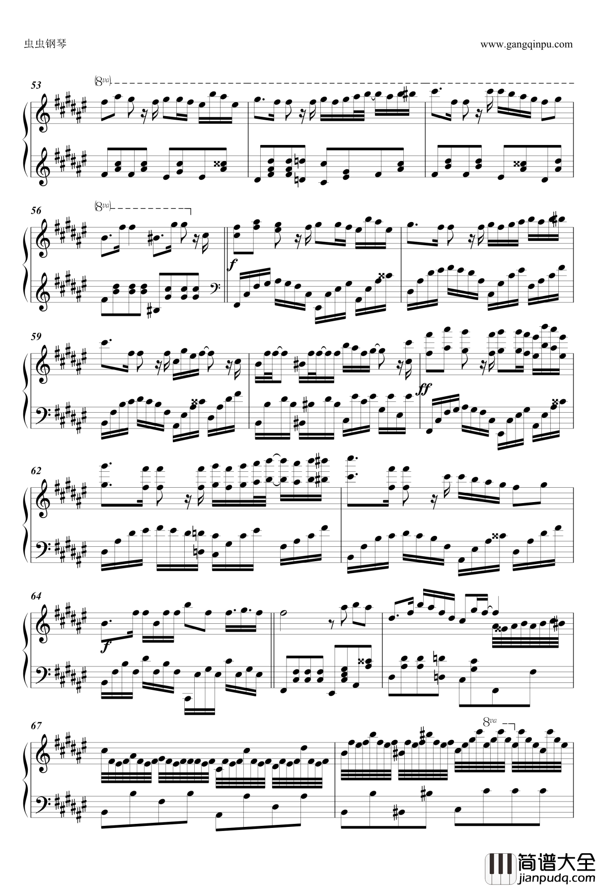 因为明天就可以了钢琴谱_[Anne_happy]ED_明日でいいから_Anne_happy