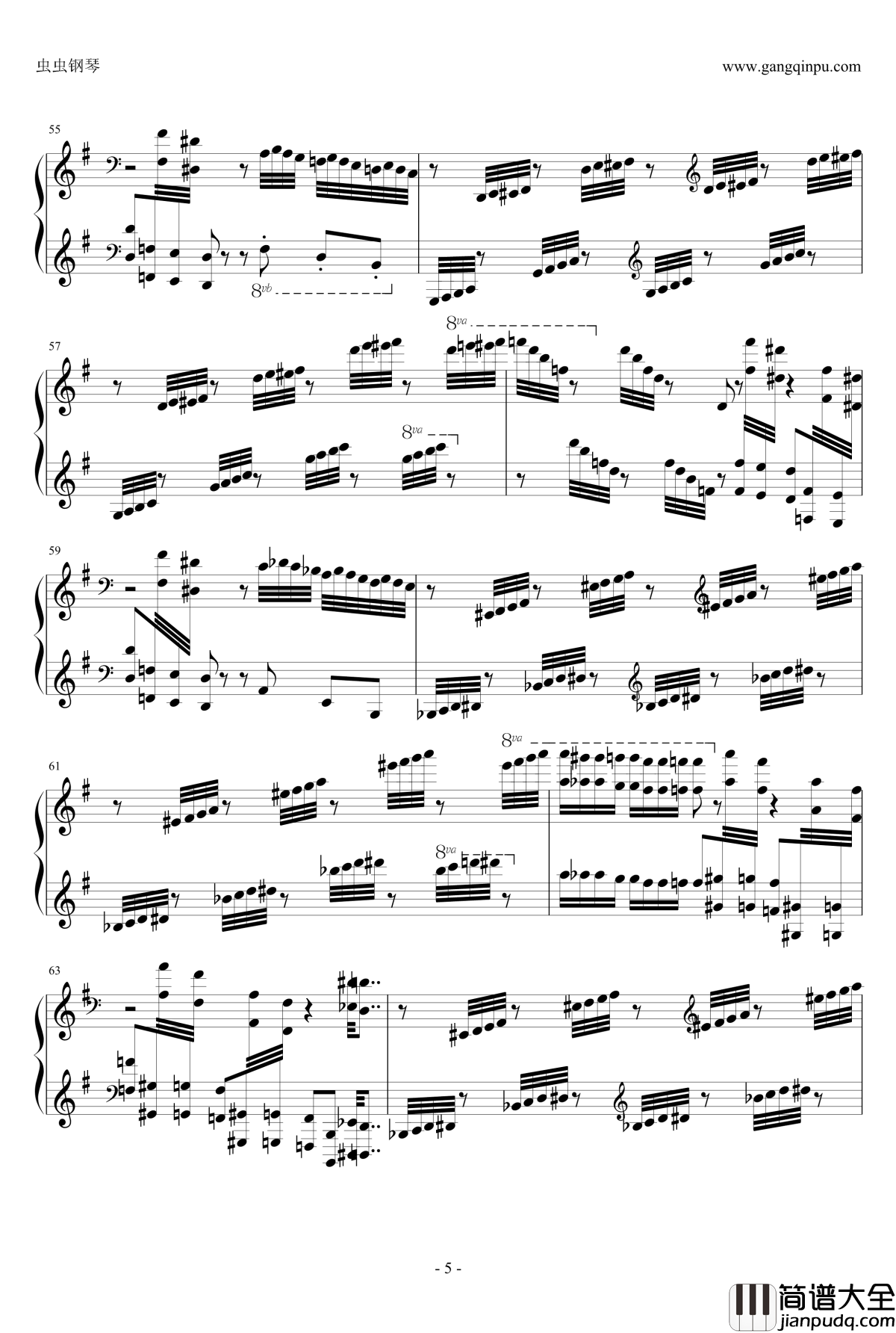 Sabre_Dance钢琴谱_马刀舞曲_马克西姆_Maksim·Mrvica