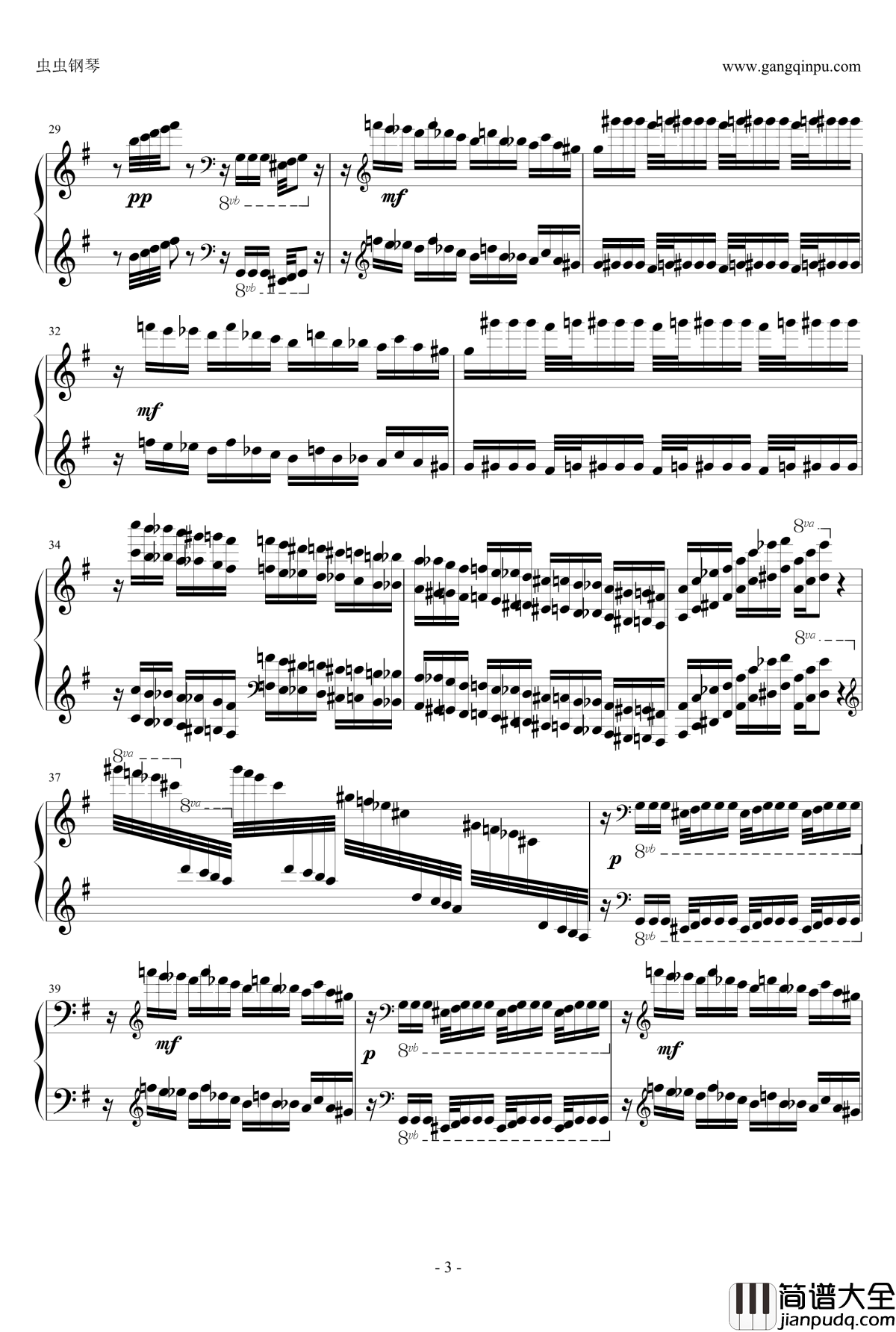 Sabre_Dance钢琴谱_马刀舞曲_马克西姆_Maksim·Mrvica