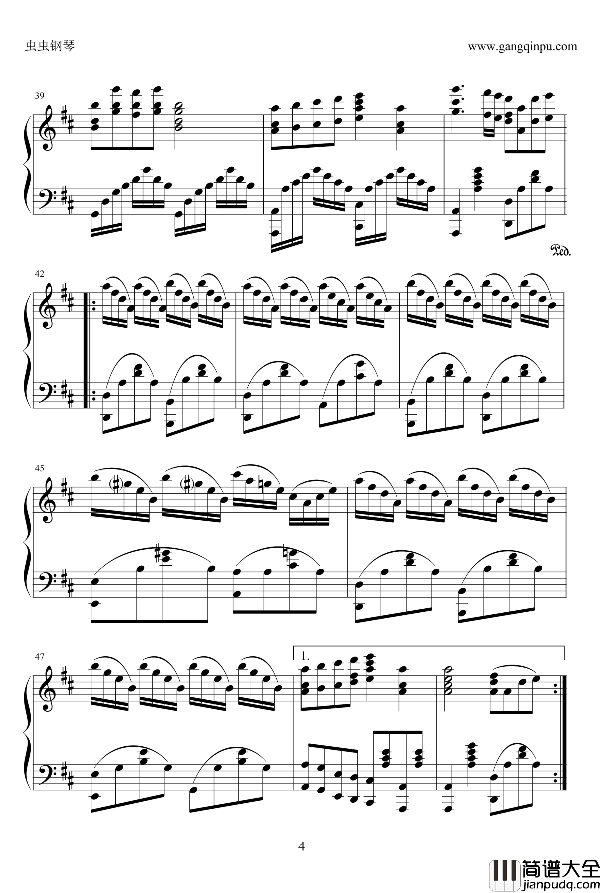 我像雪花天上来钢琴谱_伴奏谱_戴玉强