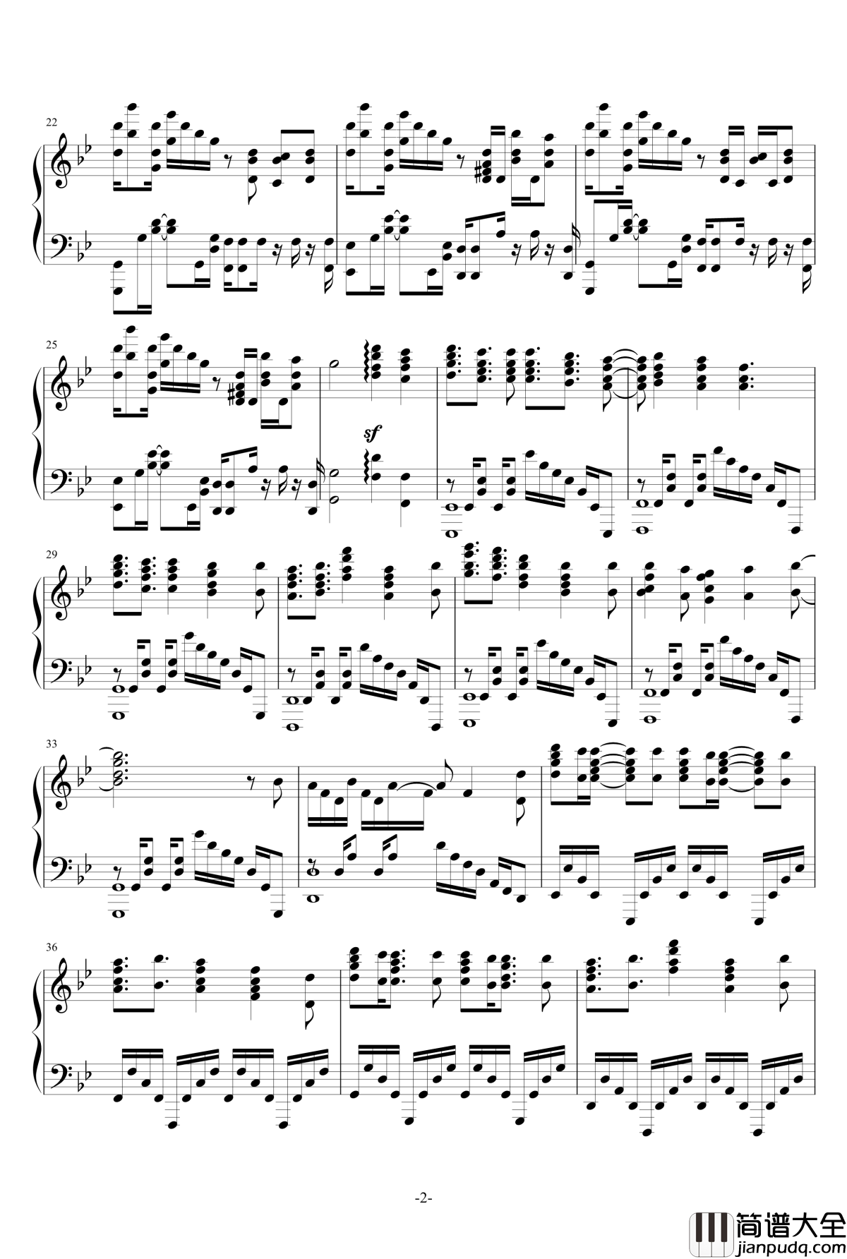 老夫的少女心啊啊啊串烧钢琴谱_泽野弘之