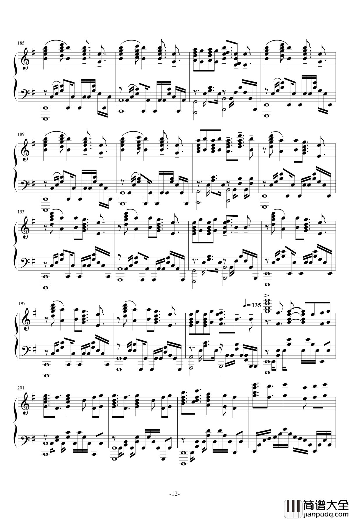 老夫的少女心啊啊啊串烧钢琴谱_泽野弘之