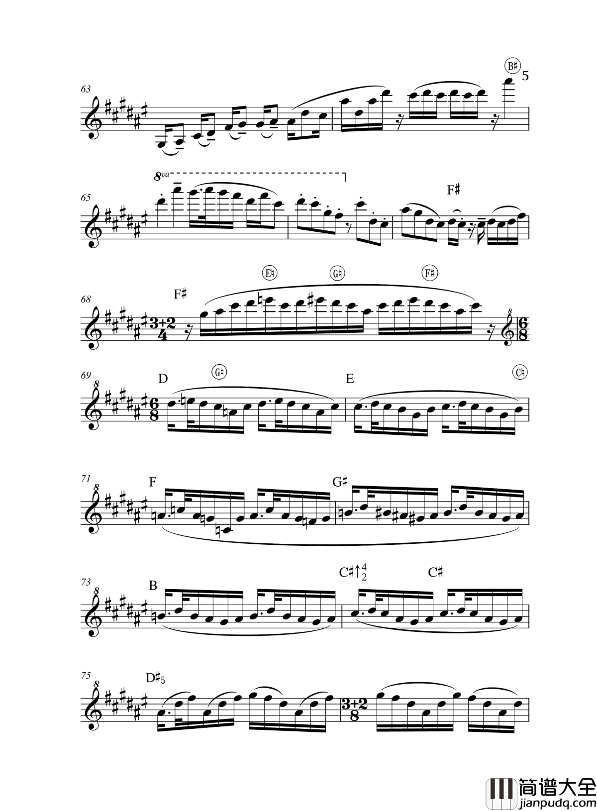 星之梦即兴曲钢琴谱_流行追梦人