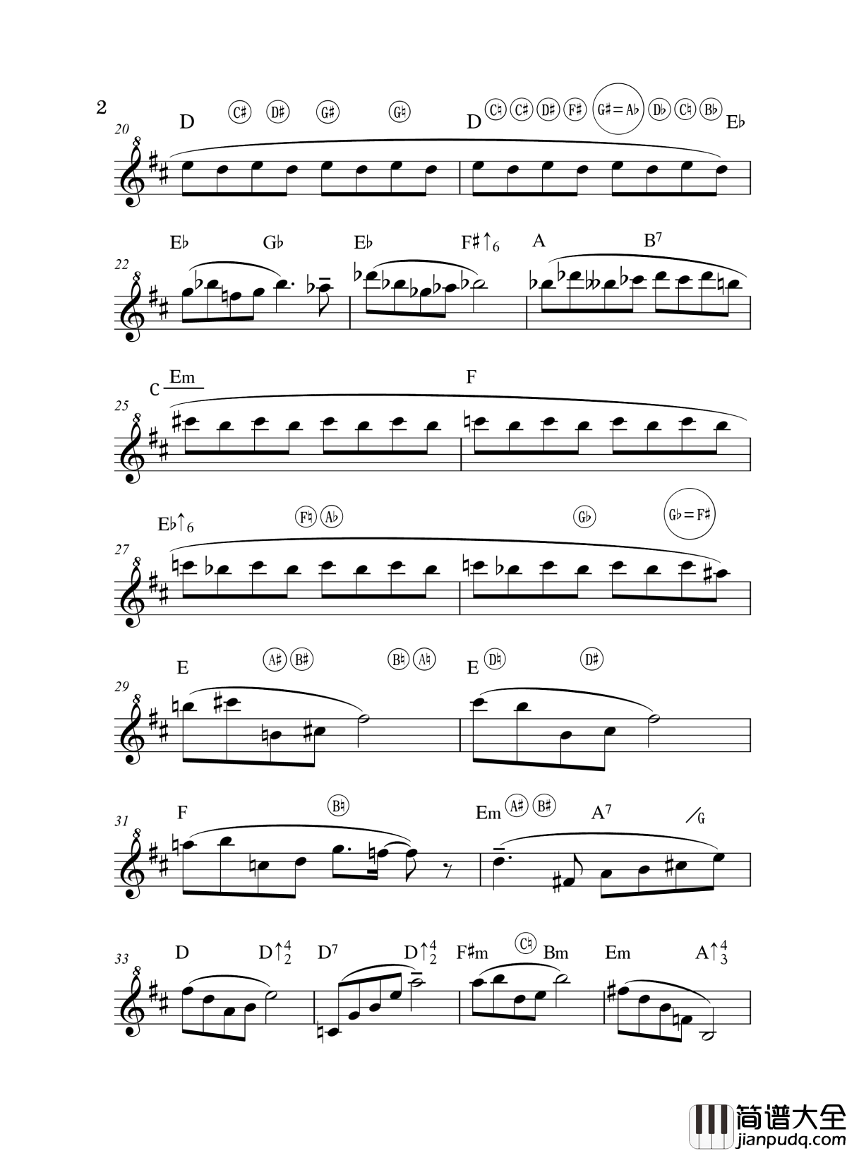 星之梦即兴曲钢琴谱_流行追梦人