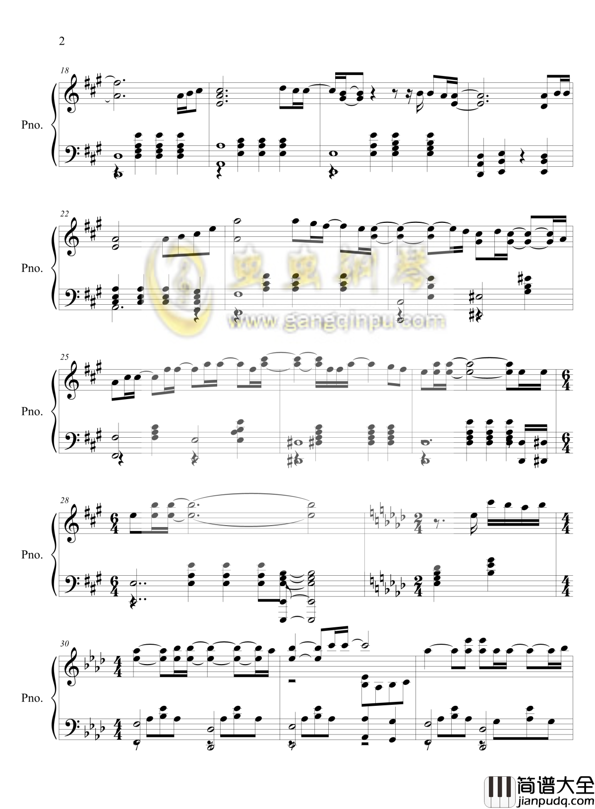 银色飞行船钢琴谱_银色飞行船