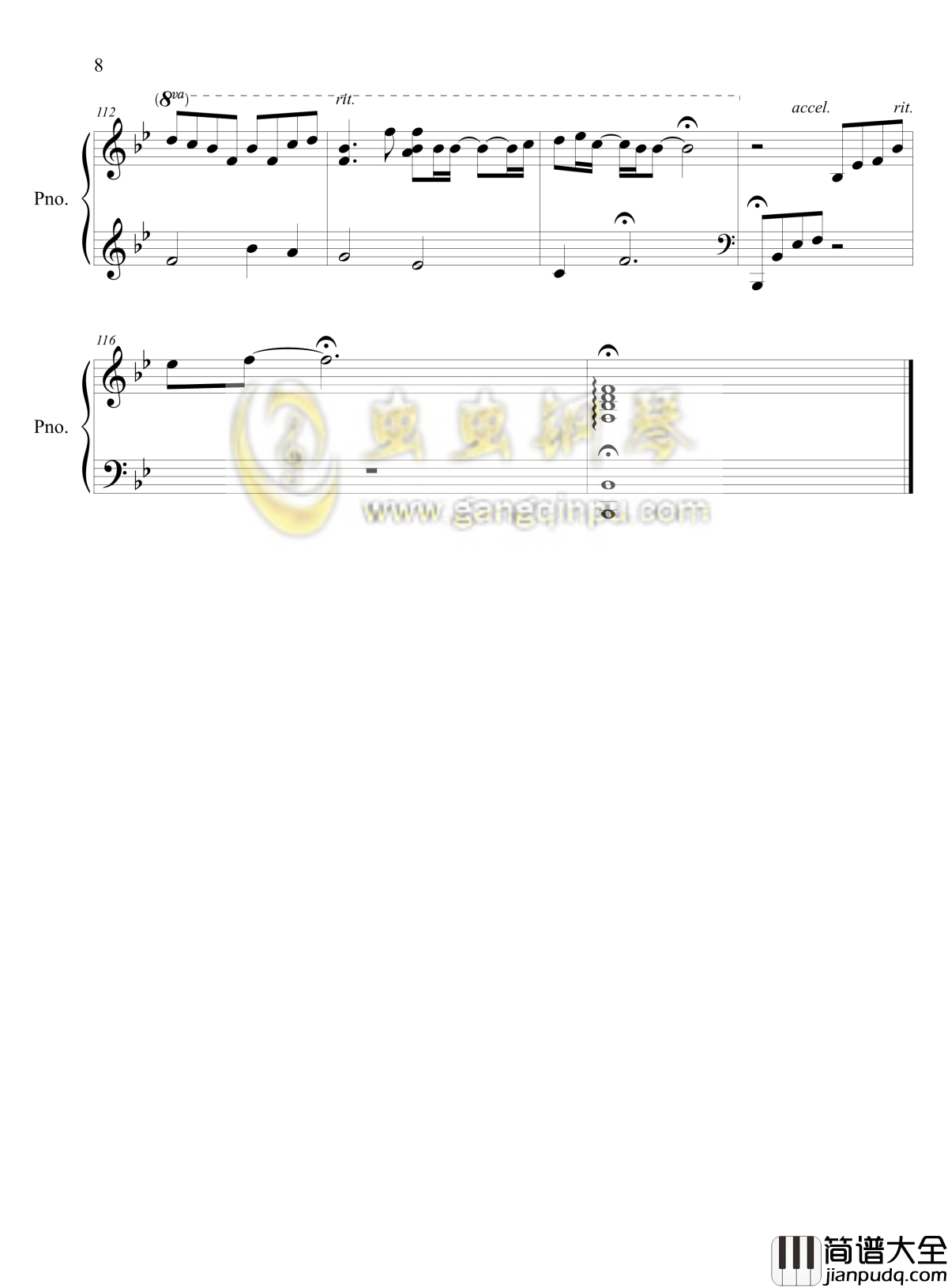 银色飞行船钢琴谱_银色飞行船