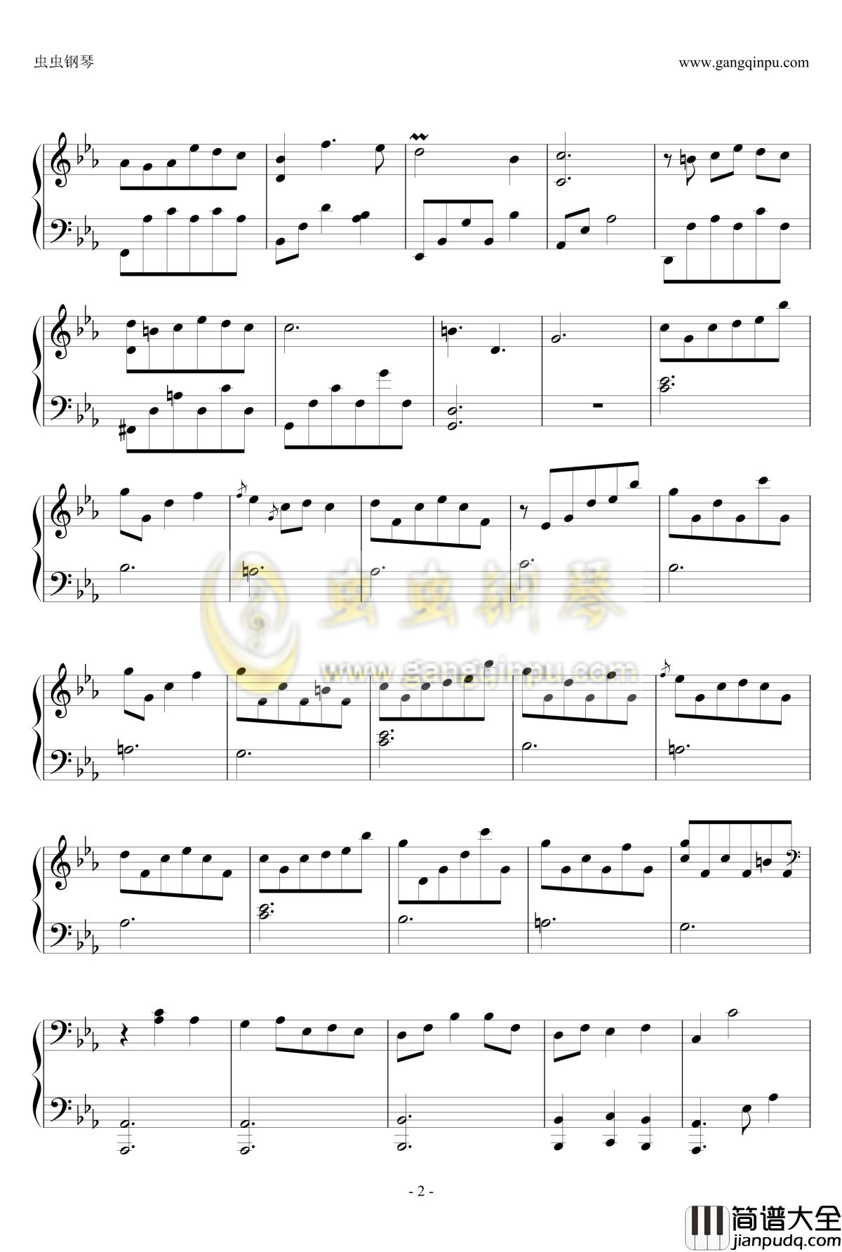 my_heart_is__crying钢琴谱_颓废之心_背景音乐