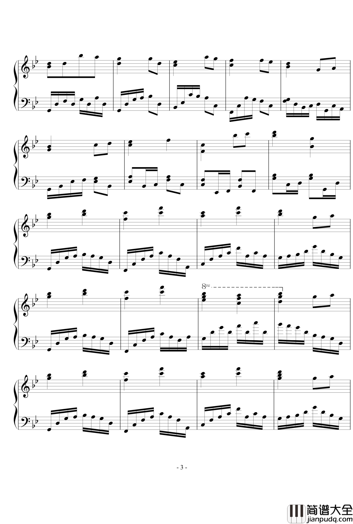 坠落的记忆钢琴谱_西月啼