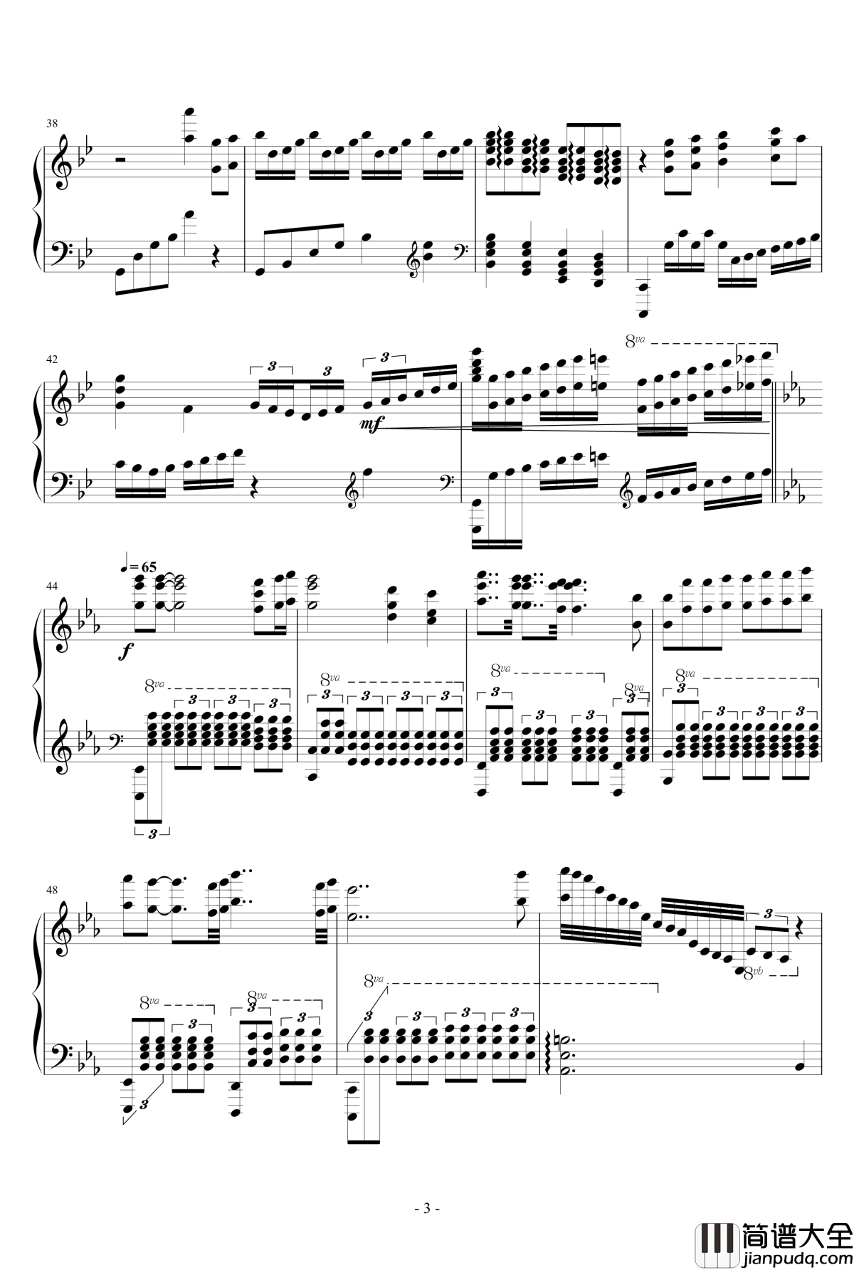 Bohemian_Rhapsody钢琴谱_马克西姆_Maksim·Mrvica