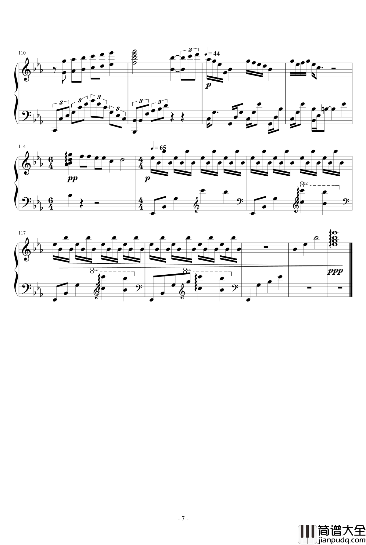 Bohemian_Rhapsody钢琴谱_马克西姆_Maksim·Mrvica