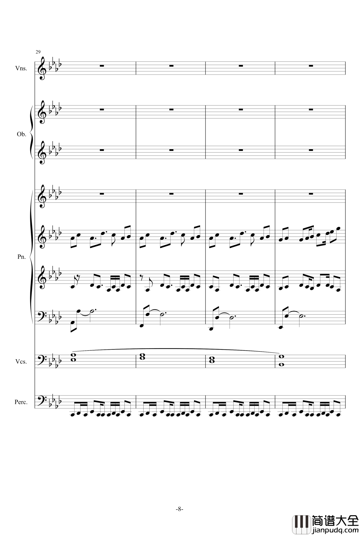 The_Survivors钢琴谱_二夜祭