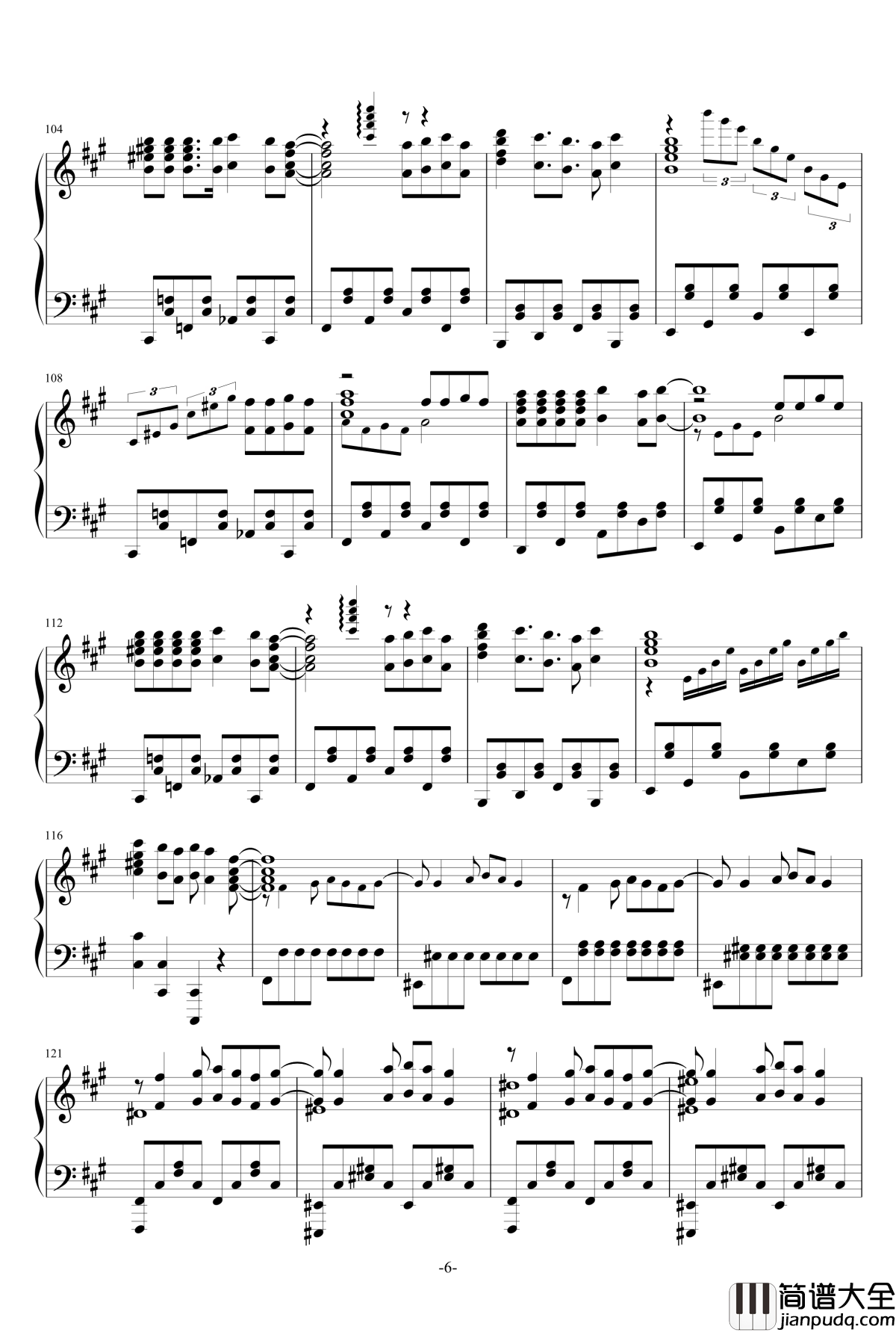 禁绝边境线钢琴谱_超时空要塞Δ_OST_完整版钢琴