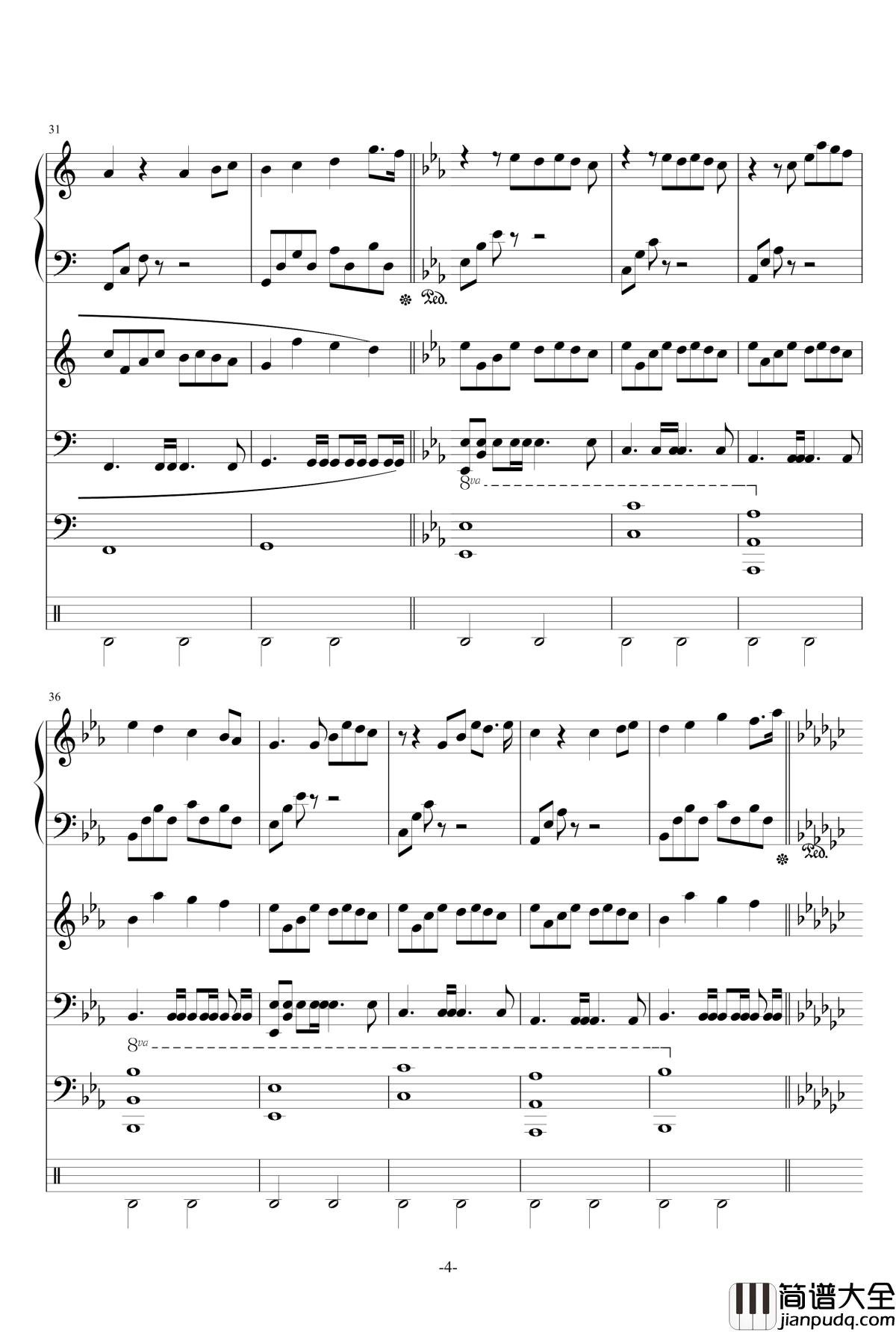 Alles,_Was_blieb钢琴谱_illuminate