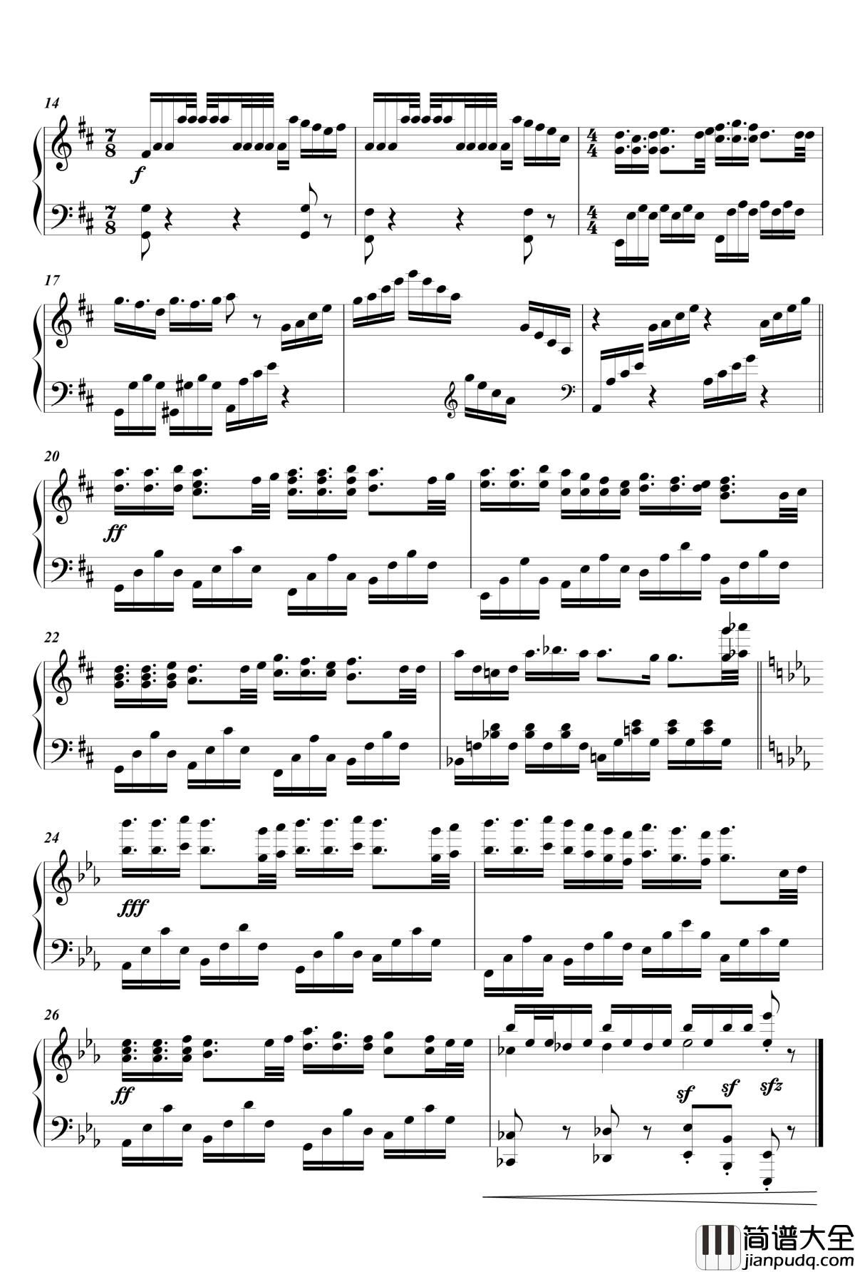 クローバーかくめーしょんOP钢琴谱_三者三叶