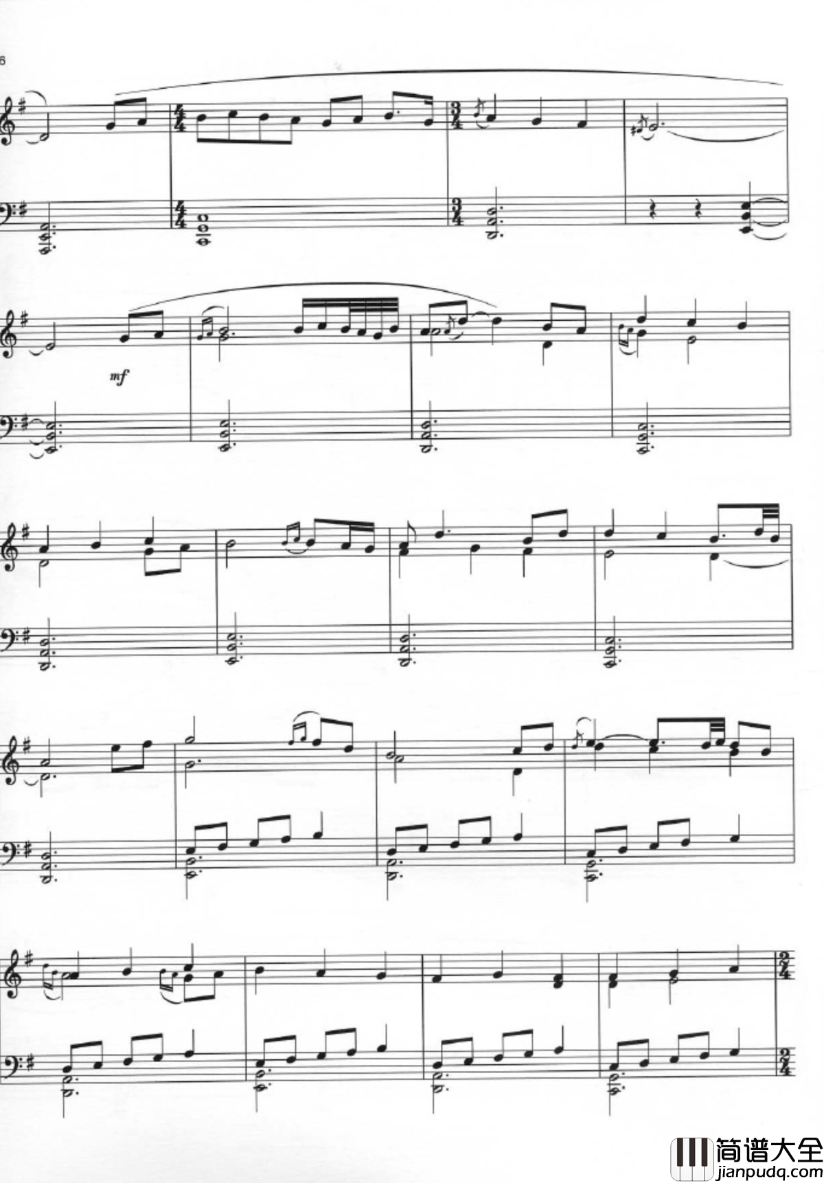 hymn_to_the_sea钢琴谱_詹姆斯霍纳