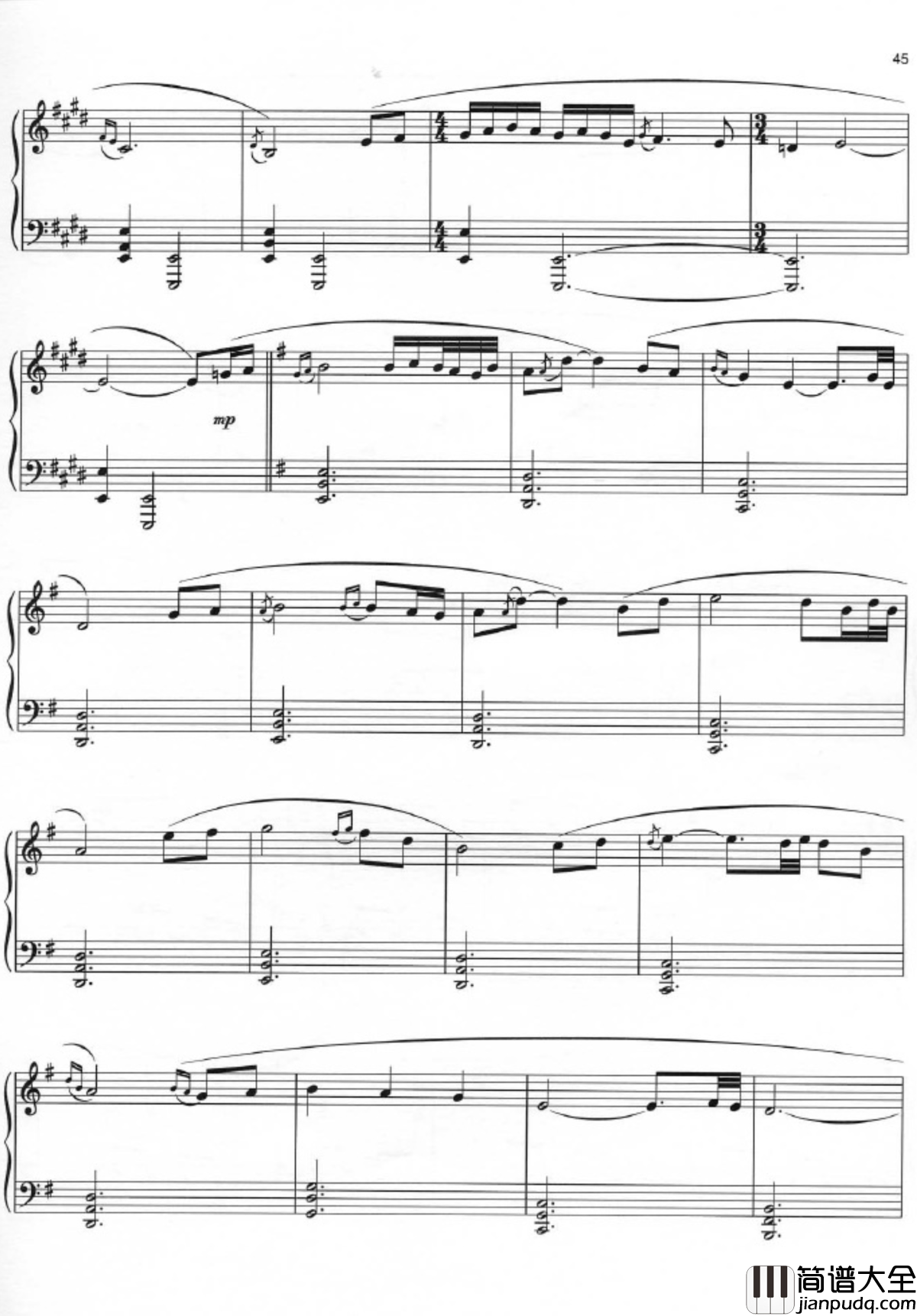 hymn_to_the_sea钢琴谱_詹姆斯霍纳